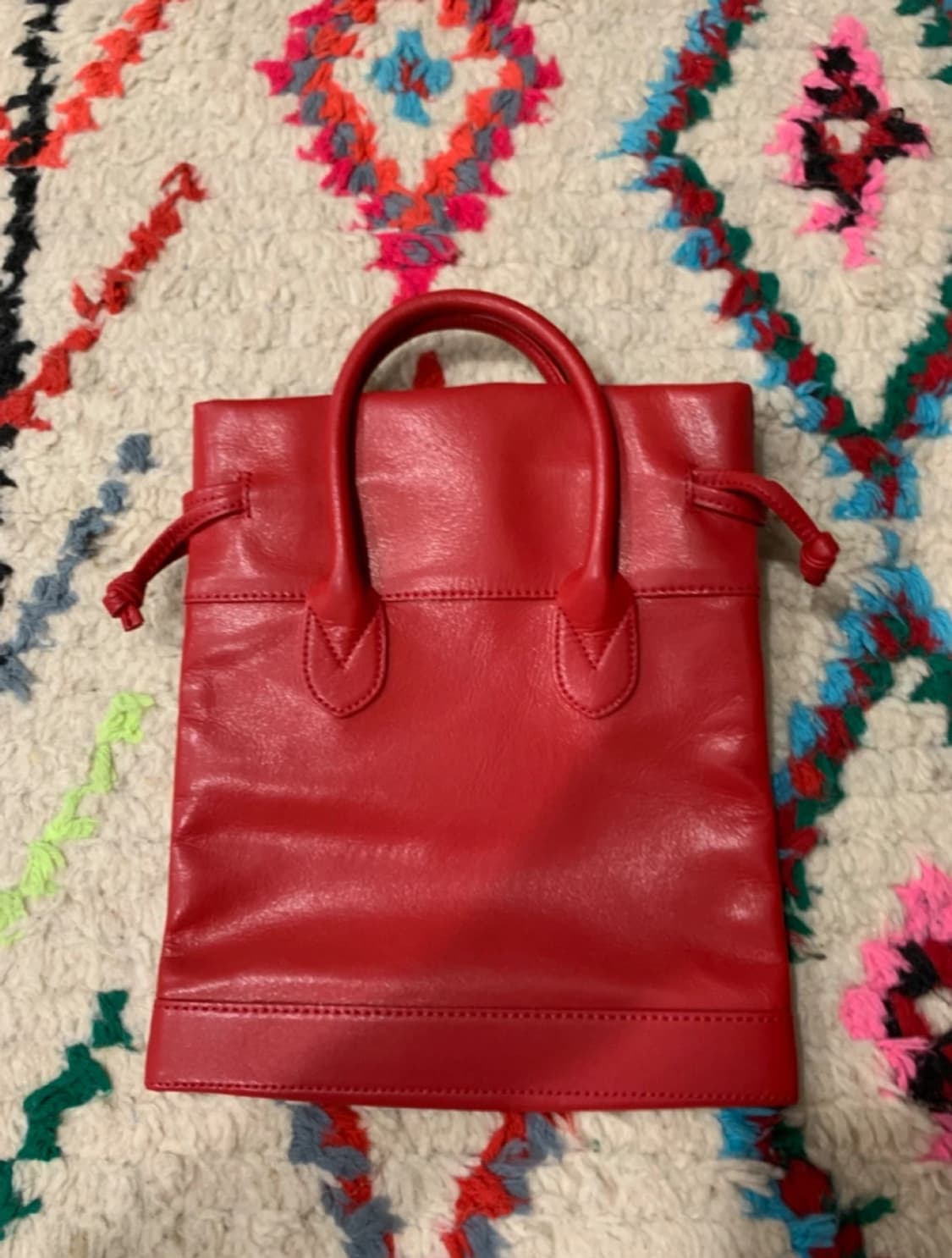 꼼데가르송 미니 토트백 레드 상품이미지1