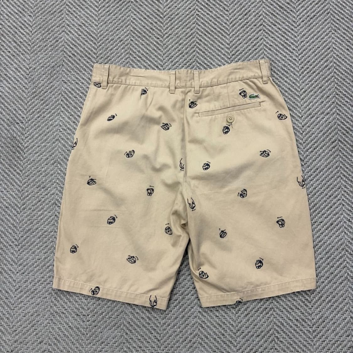 라코스테 자수 패턴 코튼 쇼츠 v2568 상품이미지2