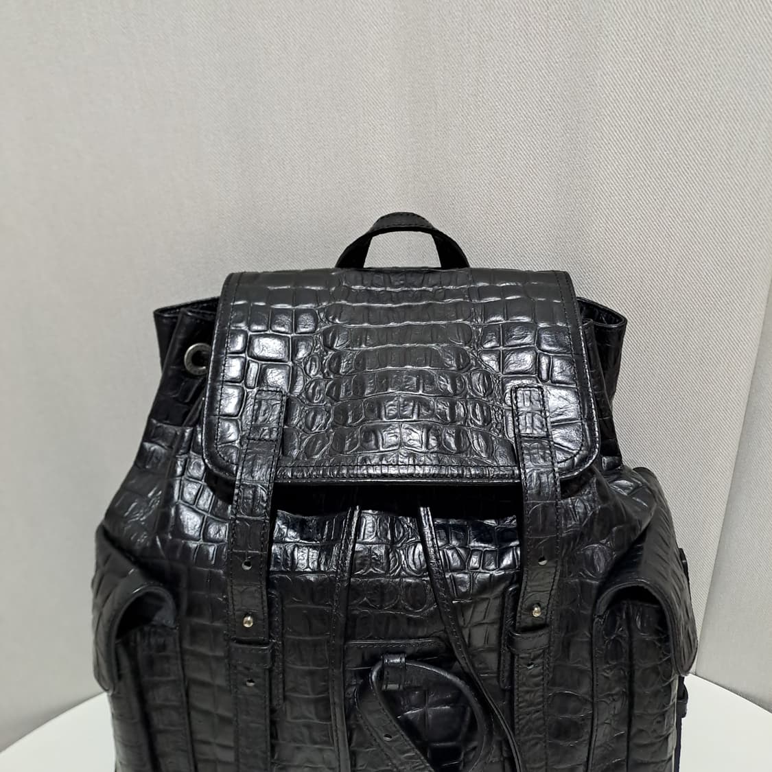 (새제품) 리누이 가죽 투포켓 백팩 B206 상품이미지3