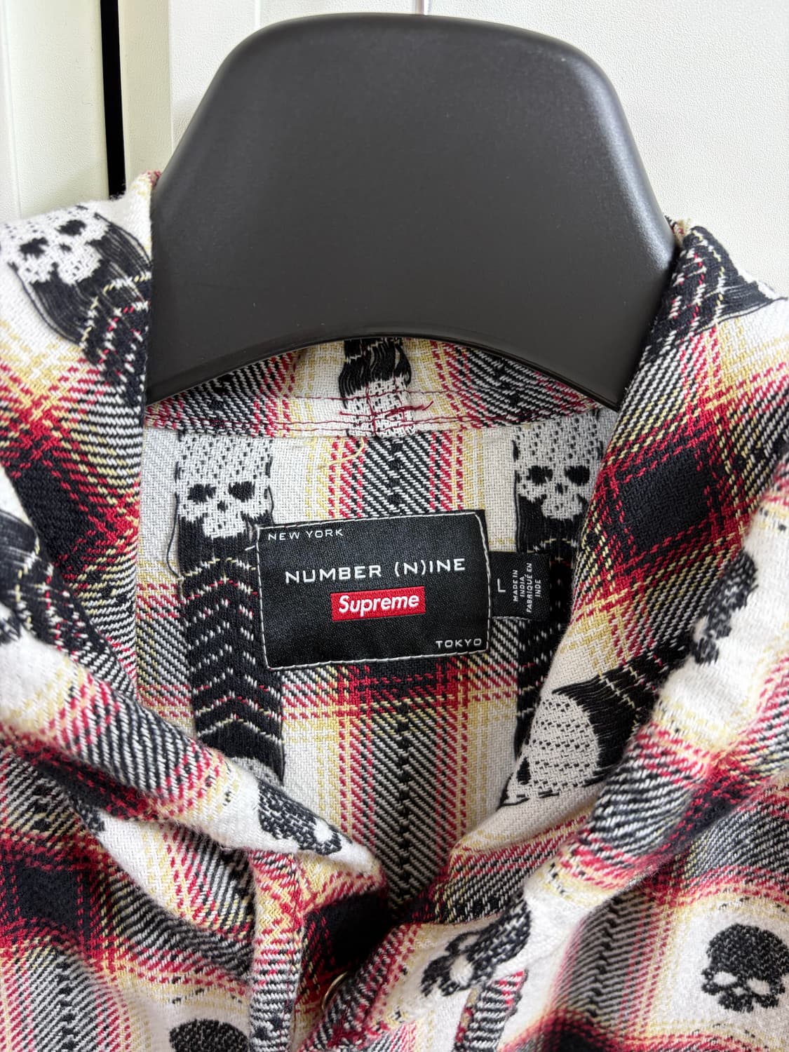 슈프림 넘버나인 플란넬 셔츠 상품이미지4