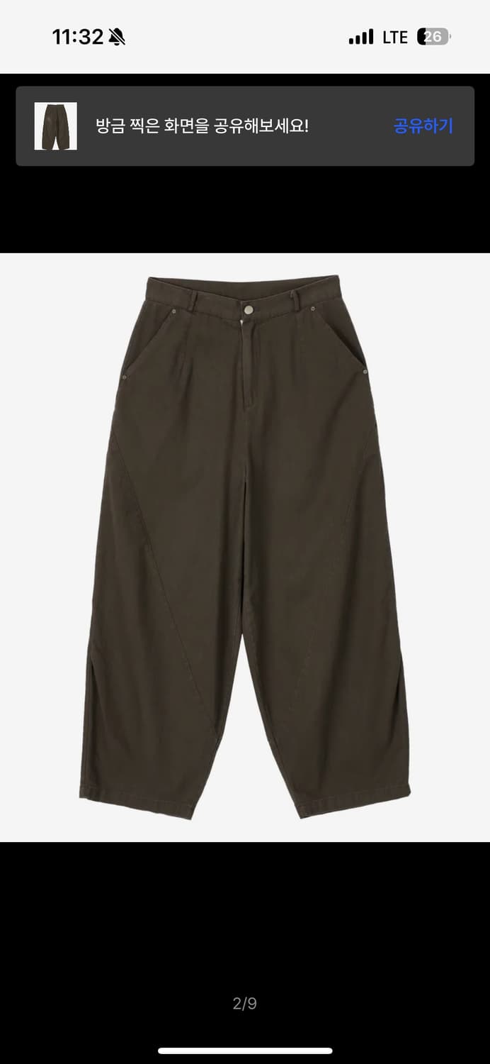 단델 DD structure balloon chino pants 상품이미지2
