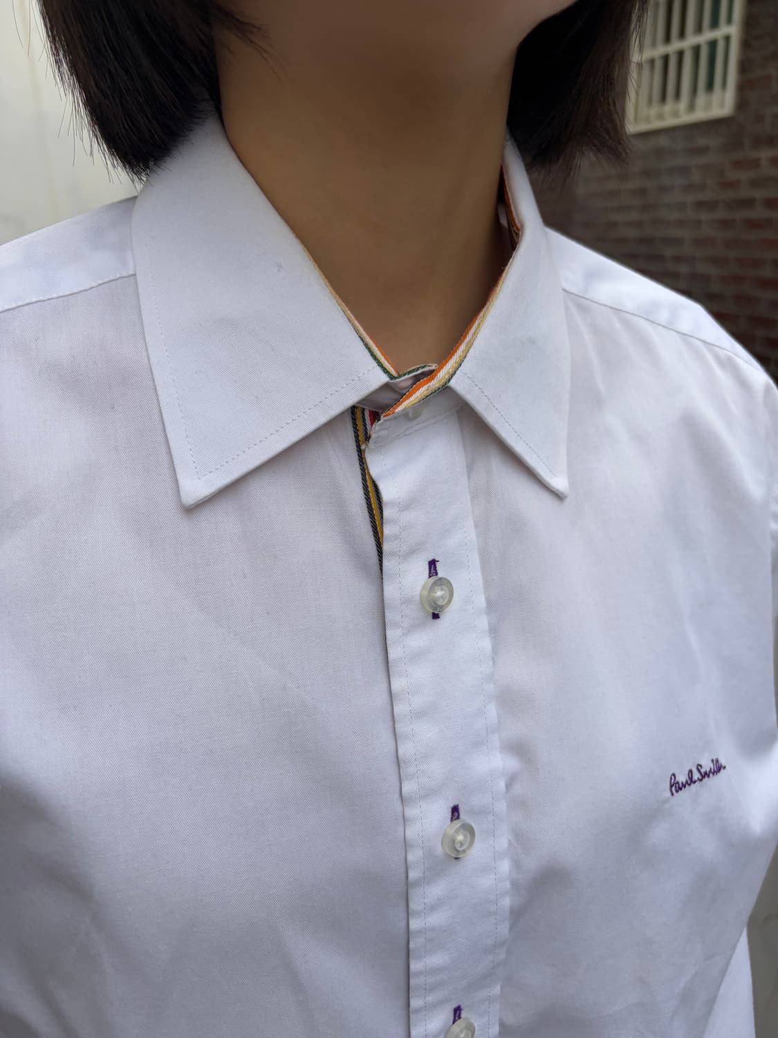 Paul Smith 멀티 스트라이프 트림 반팔 셔츠 상품이미지8