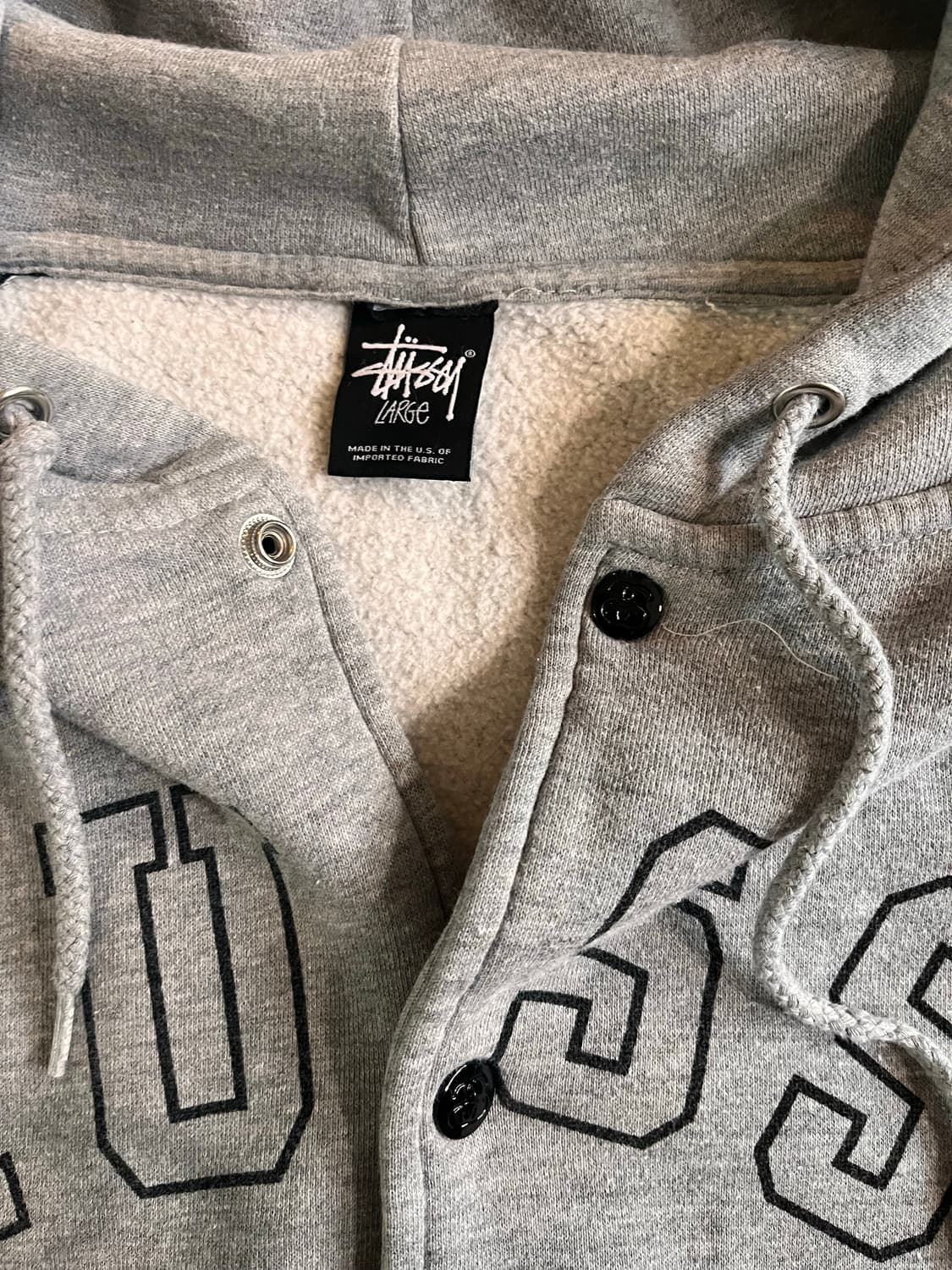 00s usa Stussy 올드 스투시 버튼업 후디 상품이미지2