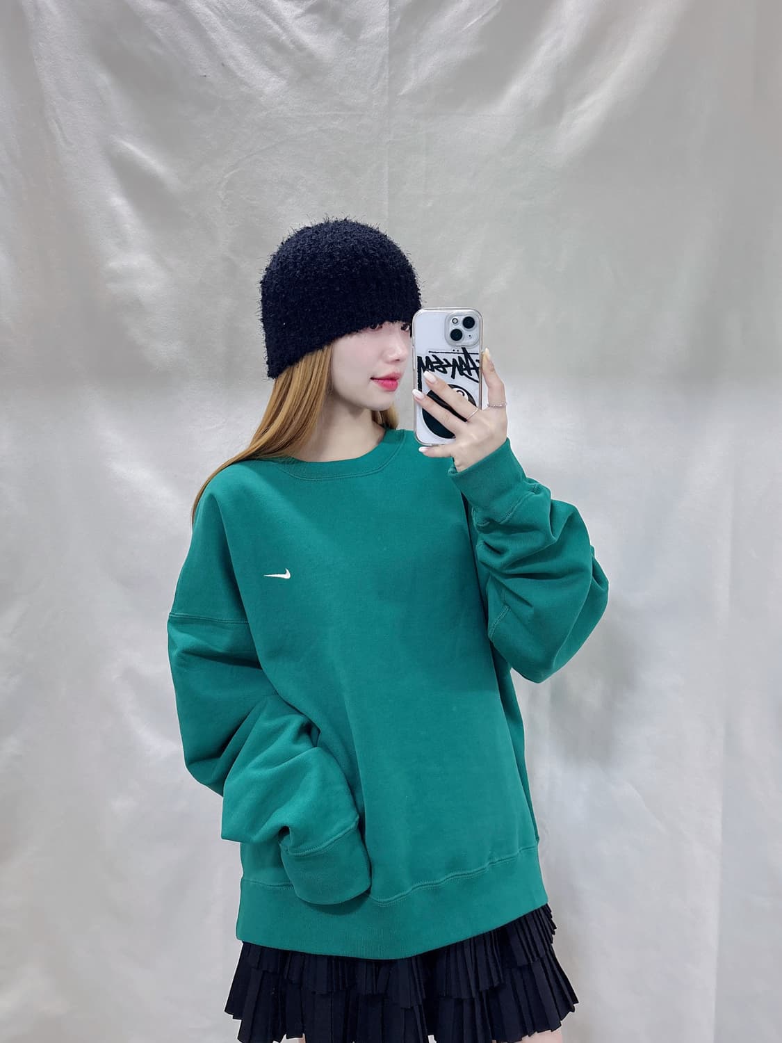 나이키 NRG 솔로스우시 그린 맨투맨  상품이미지2