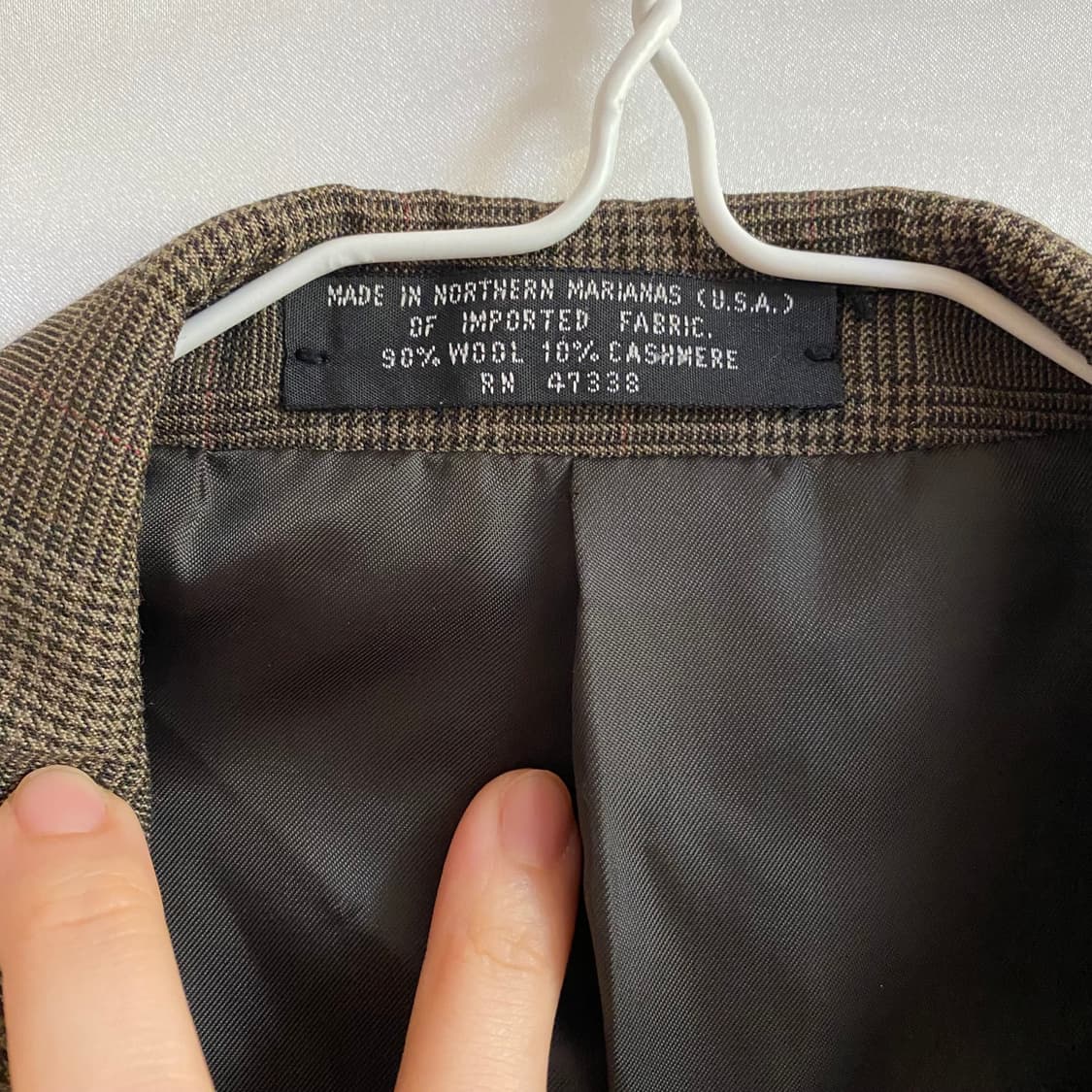 Made in USA 카키브라운 블레이저/자켓 상품이미지6