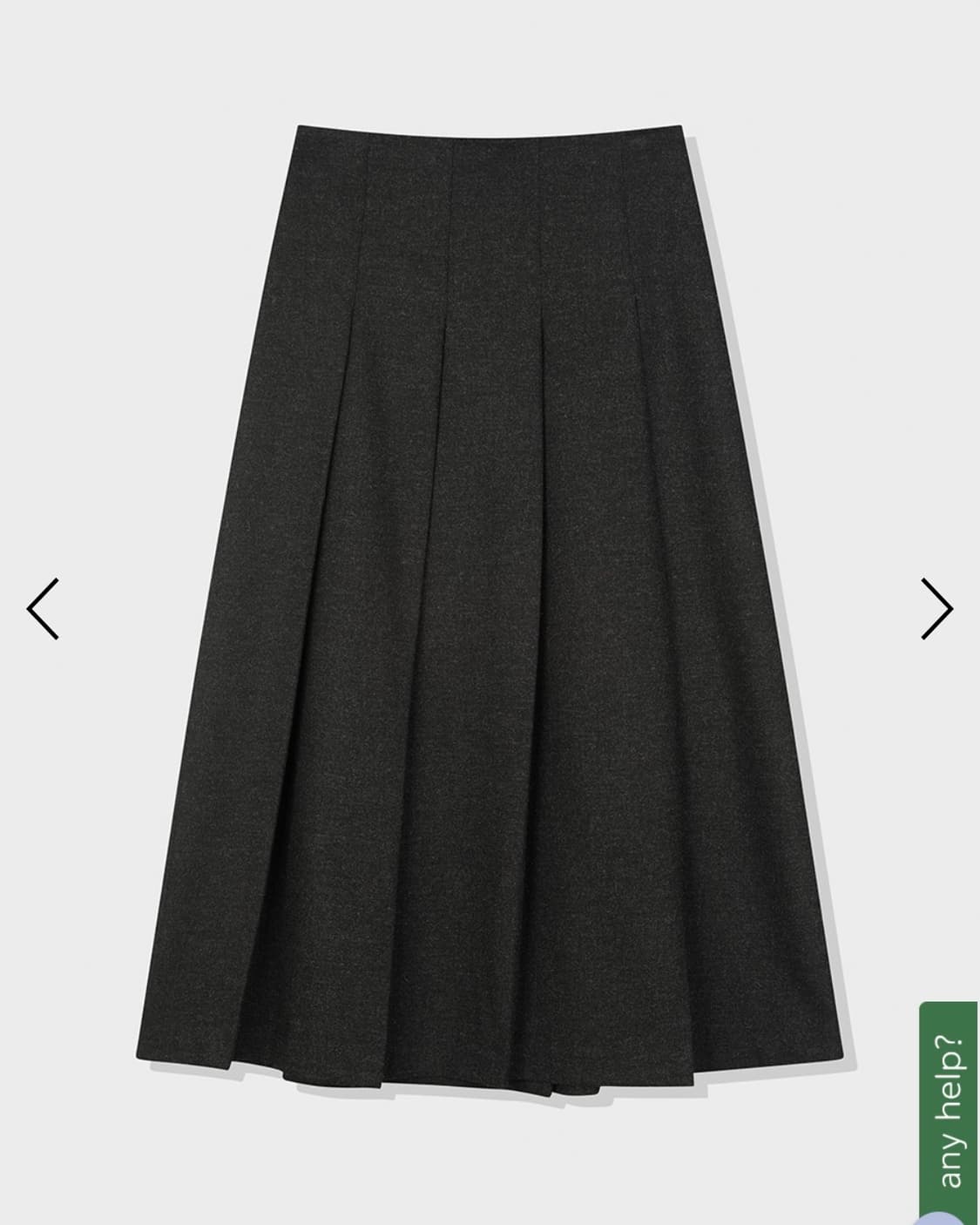 brenda brenden wool pleats skirt 상품이미지3