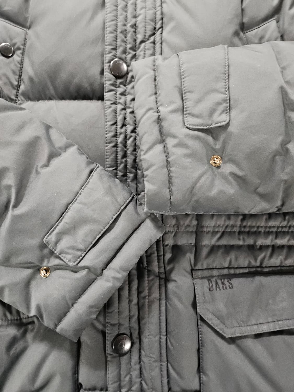 닥스 DAKS 후드 다운패딩 점퍼  105 진그레이 상품이미지9