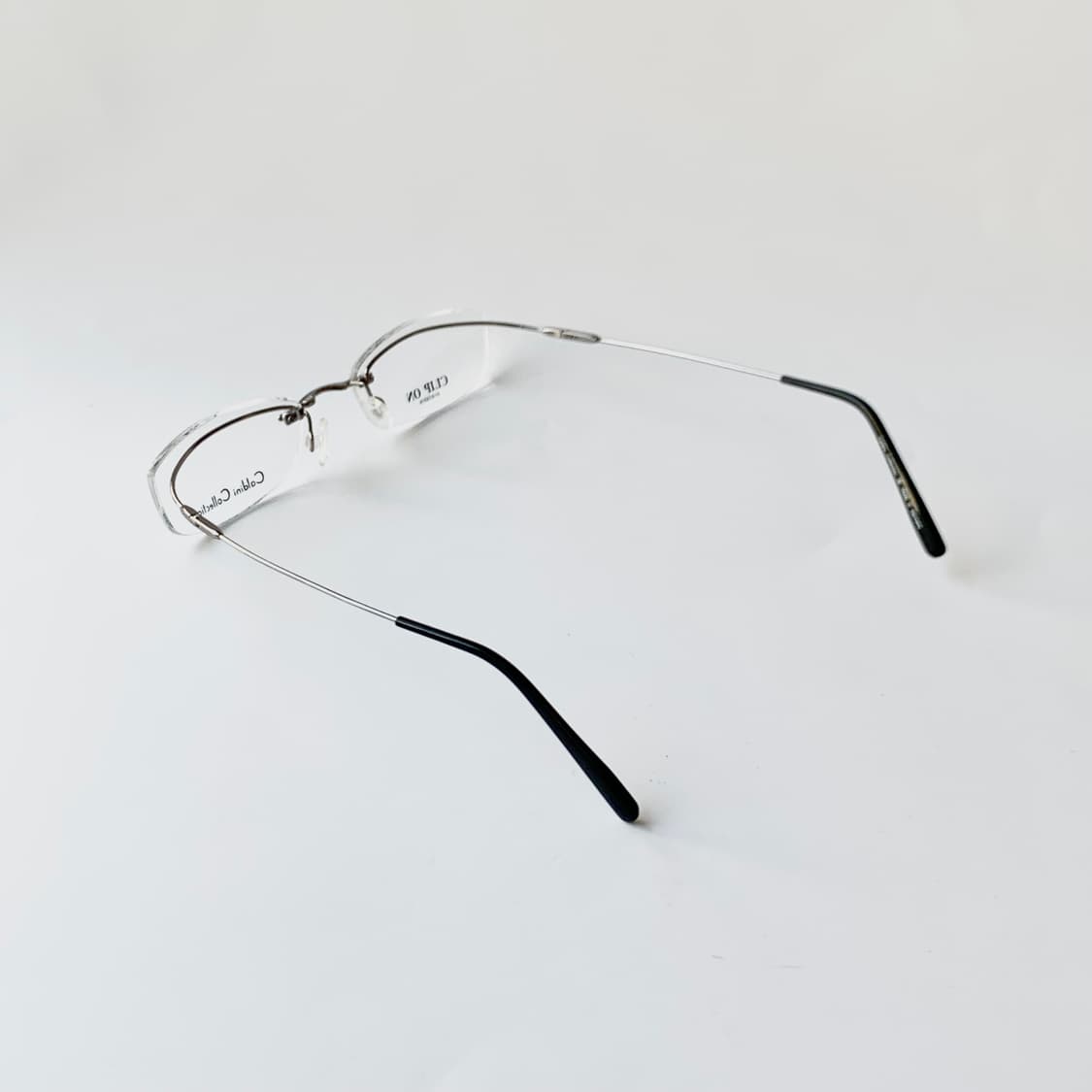 763 데드스탁 클립온 마그네틱 스퀘어 오벌 블랙 초경량 빈티지안경 선글 상품이미지6