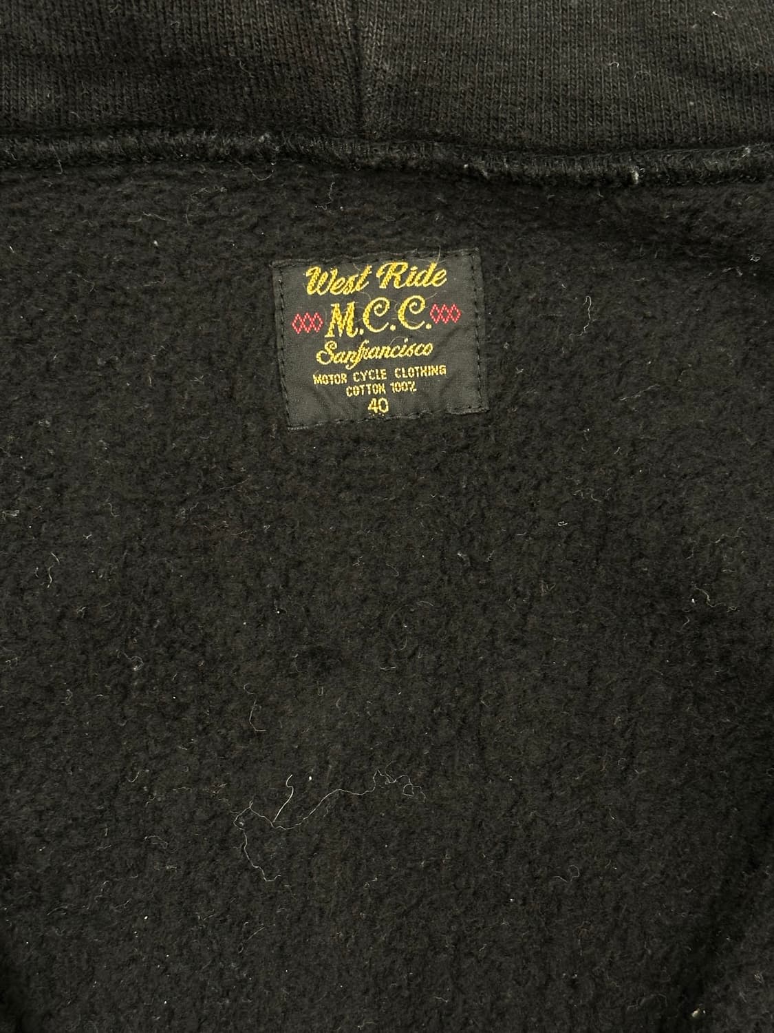40)West Ride 빈티지 바이커 헤비웨이트 후드집업 상품이미지4