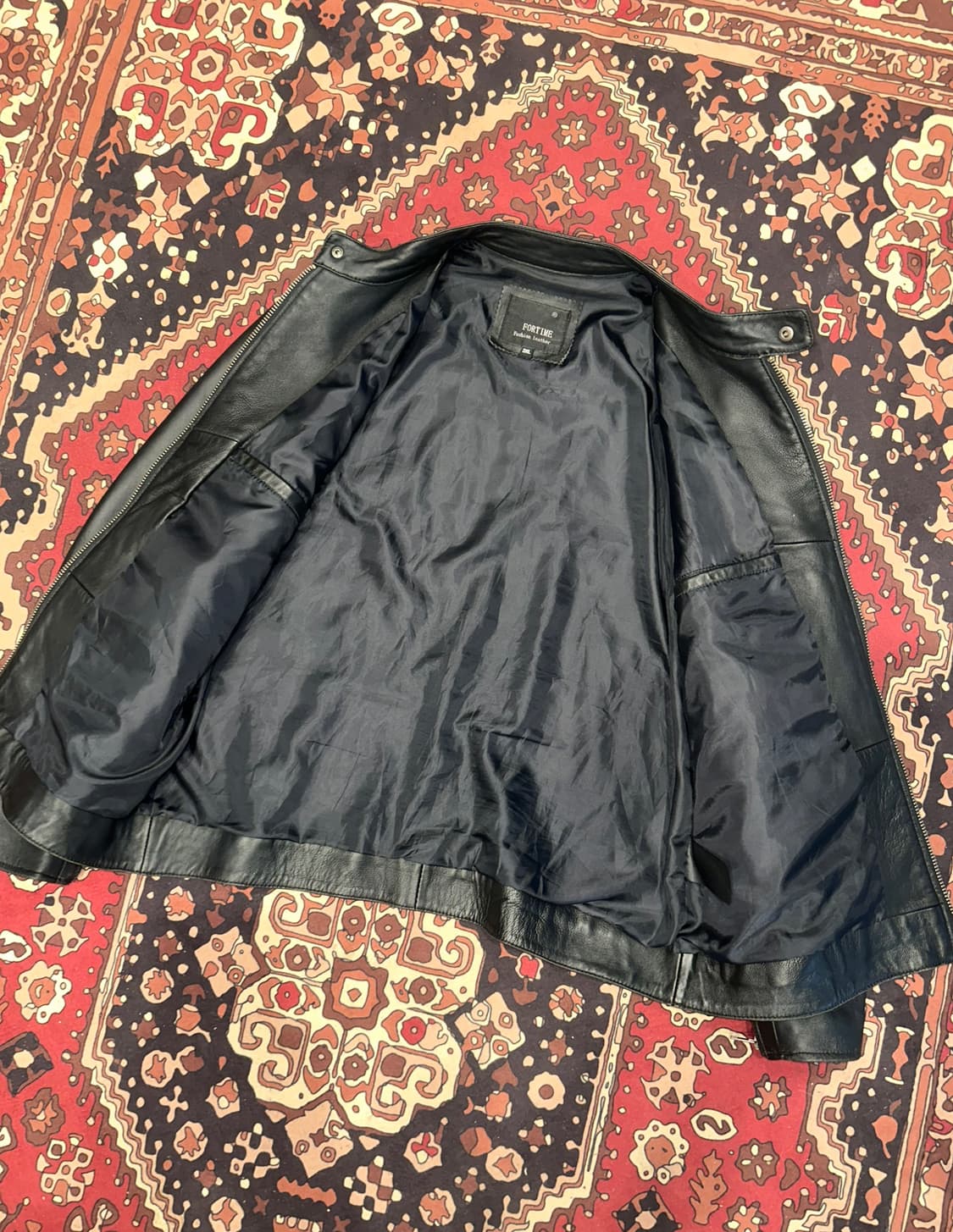 ( XL-2X ) 바이커자켓 레이싱자켓 라이더자켓 봄버자켓 가죽자켓 상품이미지3