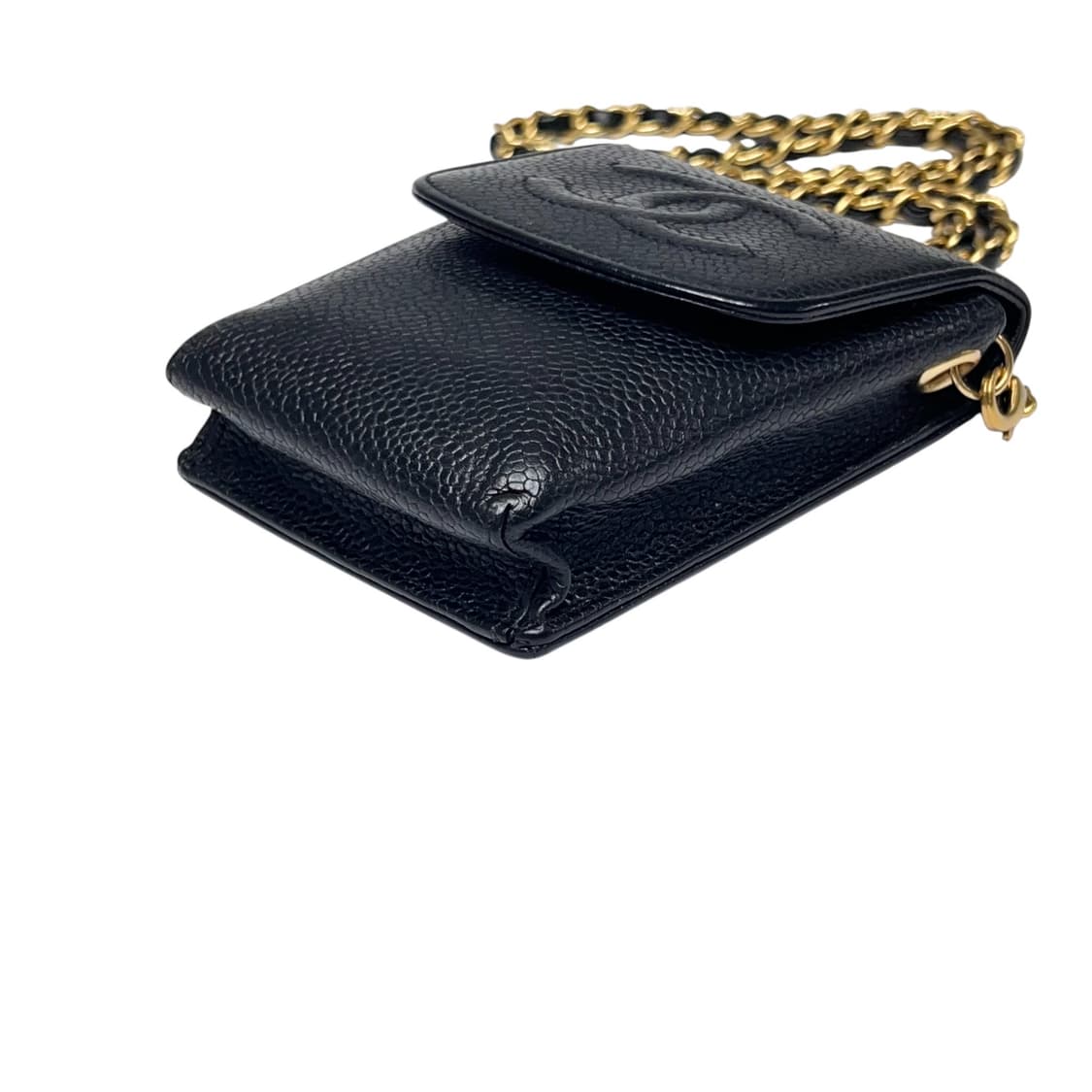 샤넬 캐비어 블랙 미니백 카드홀더 상품이미지4