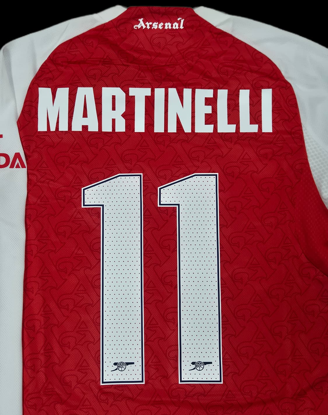 25-26 아스날 홈 마르티넬리 긴팔 유니폼 L사이즈 어센틱버전  상품이미지7