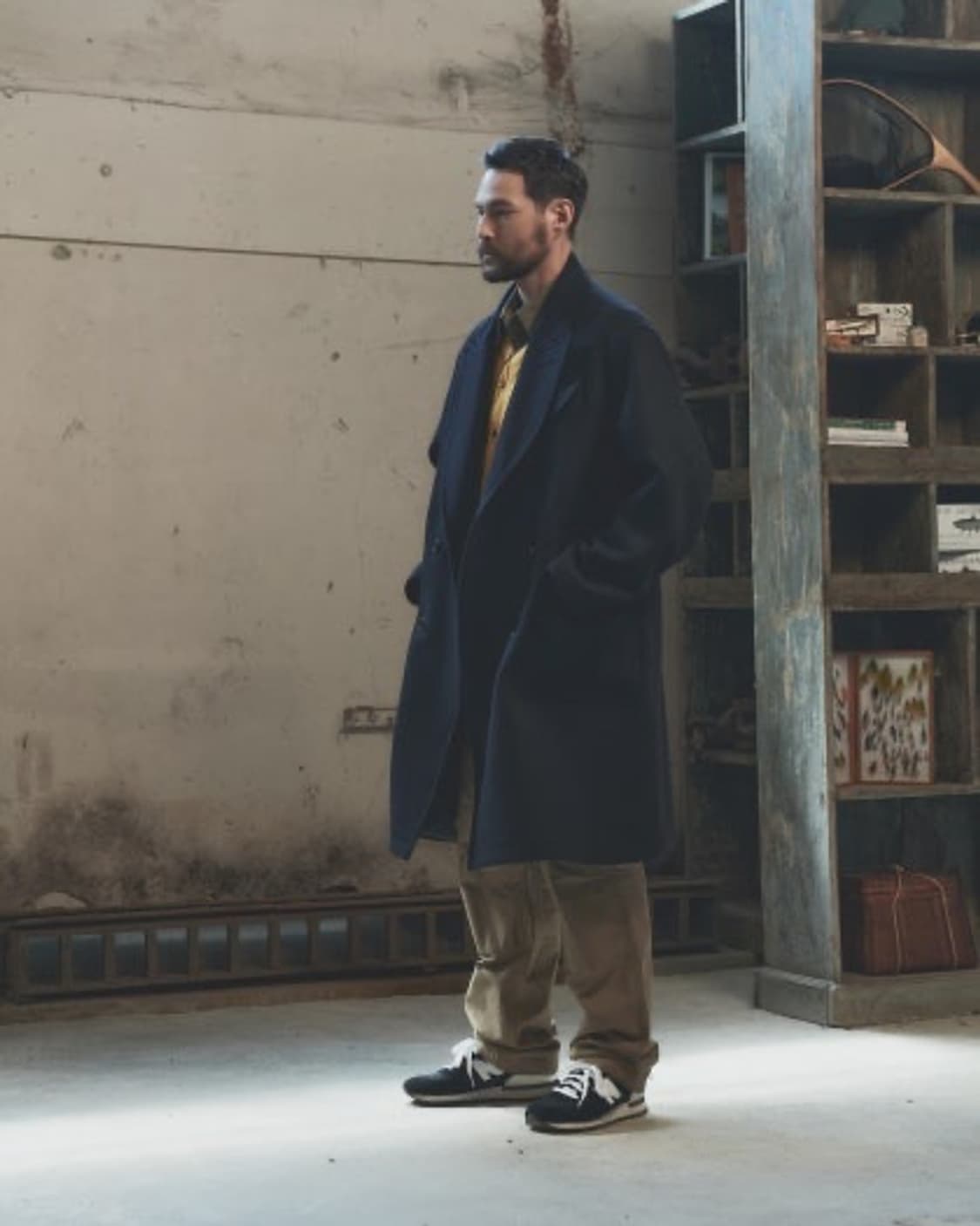 스펙테이터 올리브드랩서비스 쉐필드 코트 M 상품이미지4