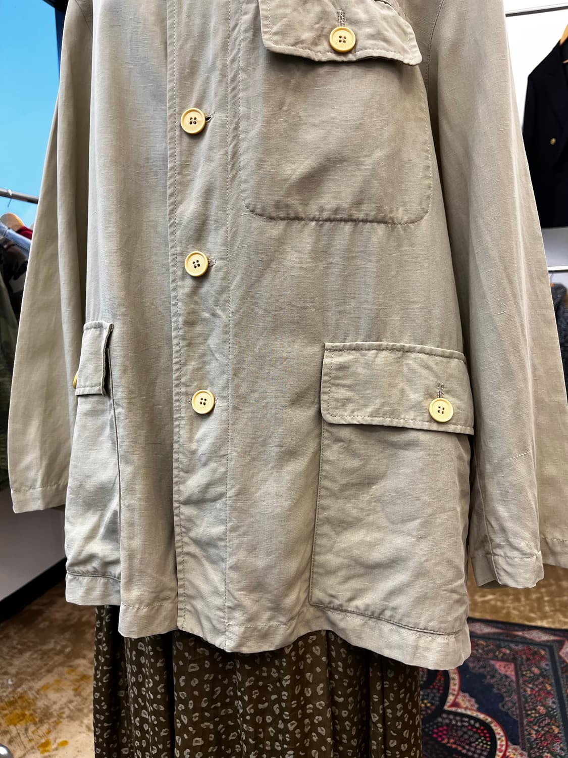 지방시 리오셀 린넨 헌팅 자켓 상품이미지4