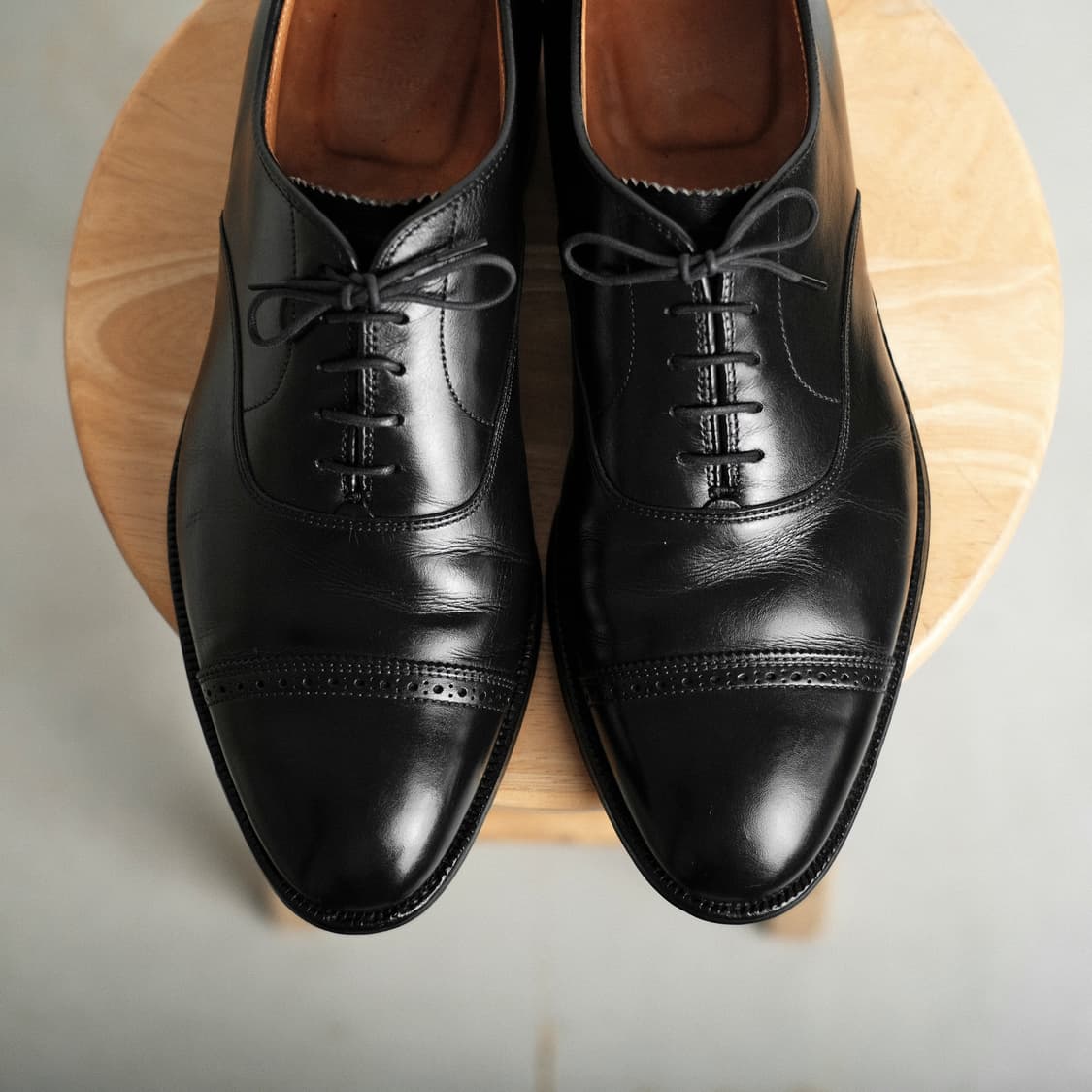 알든 901 10.5D(285사이즈) 블랙 카프 스트레이트팁 옥스포드 상품이미지9