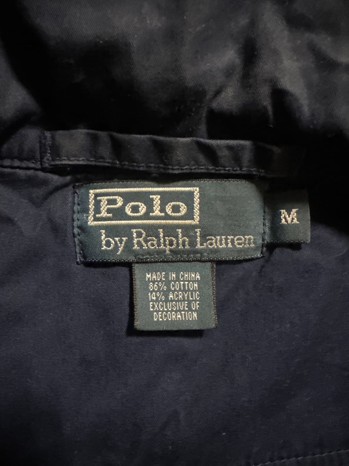 빈티지 POLO 폴로 랄프로렌 포켓 자켓 navy 상품이미지4