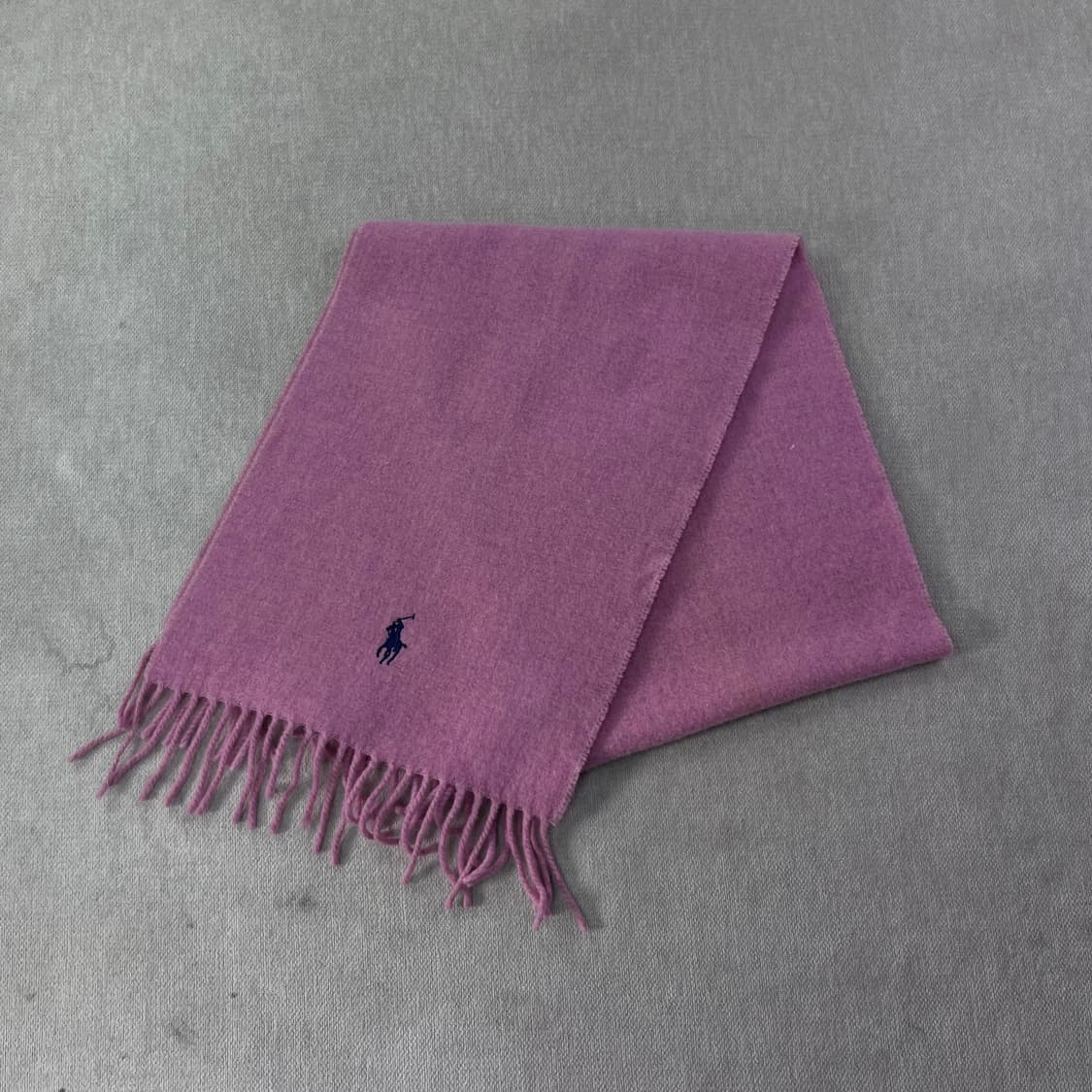 폴로랄프로렌 울 스몰포니 핑크 머플러 상품이미지1
