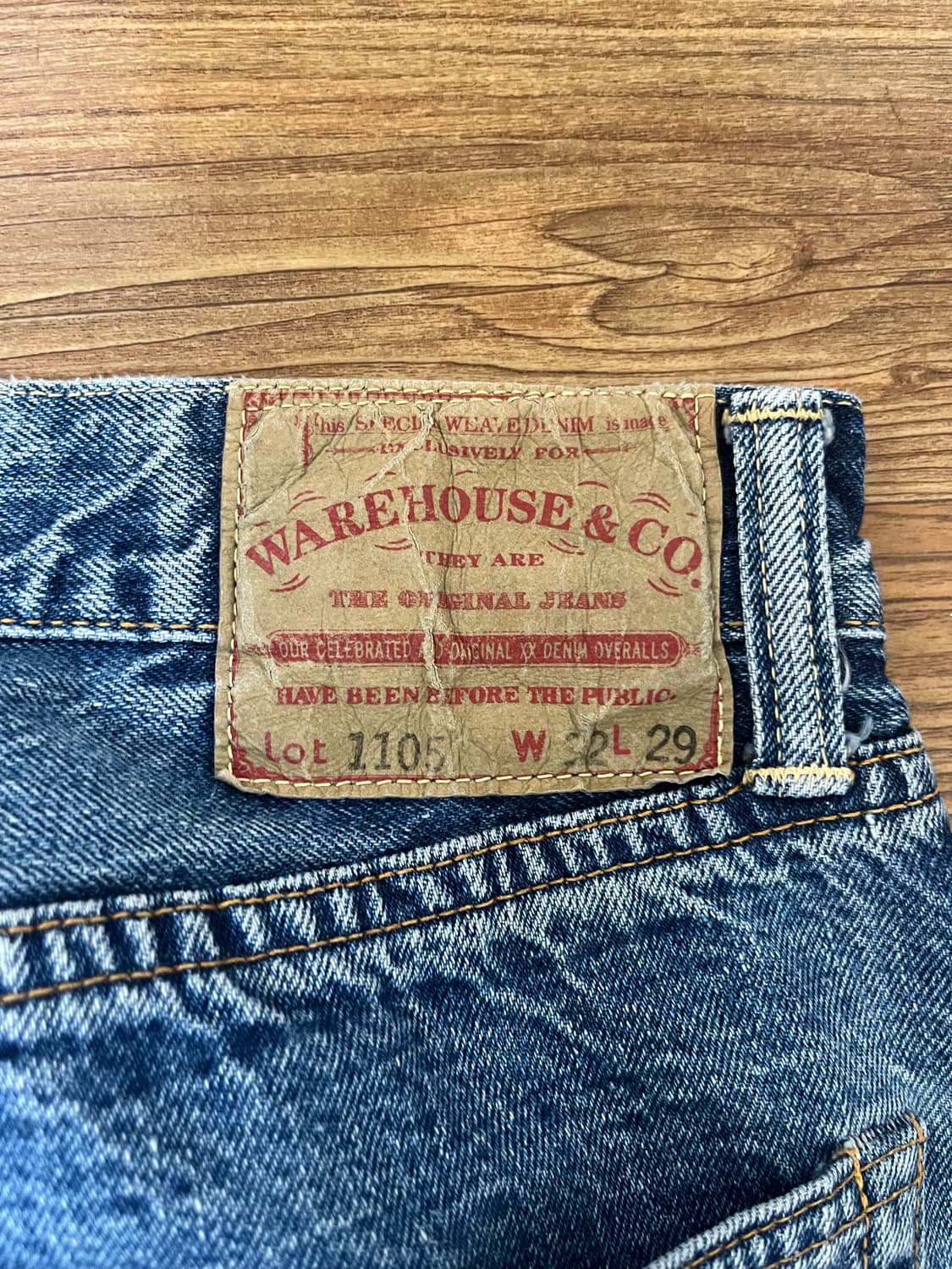 웨어하우스 1105 세컨 핸즈 32사이즈 상품이미지3