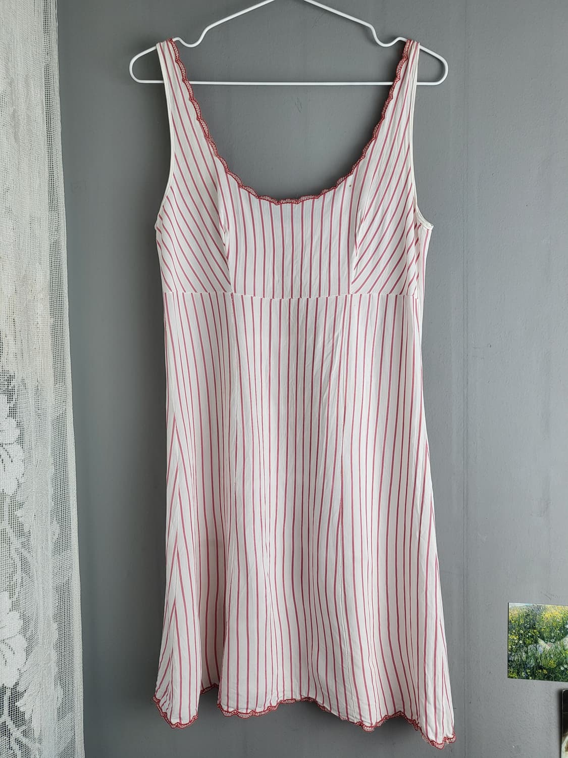 B급 빈티지 스트라이프 슬립 원피스 상품이미지2