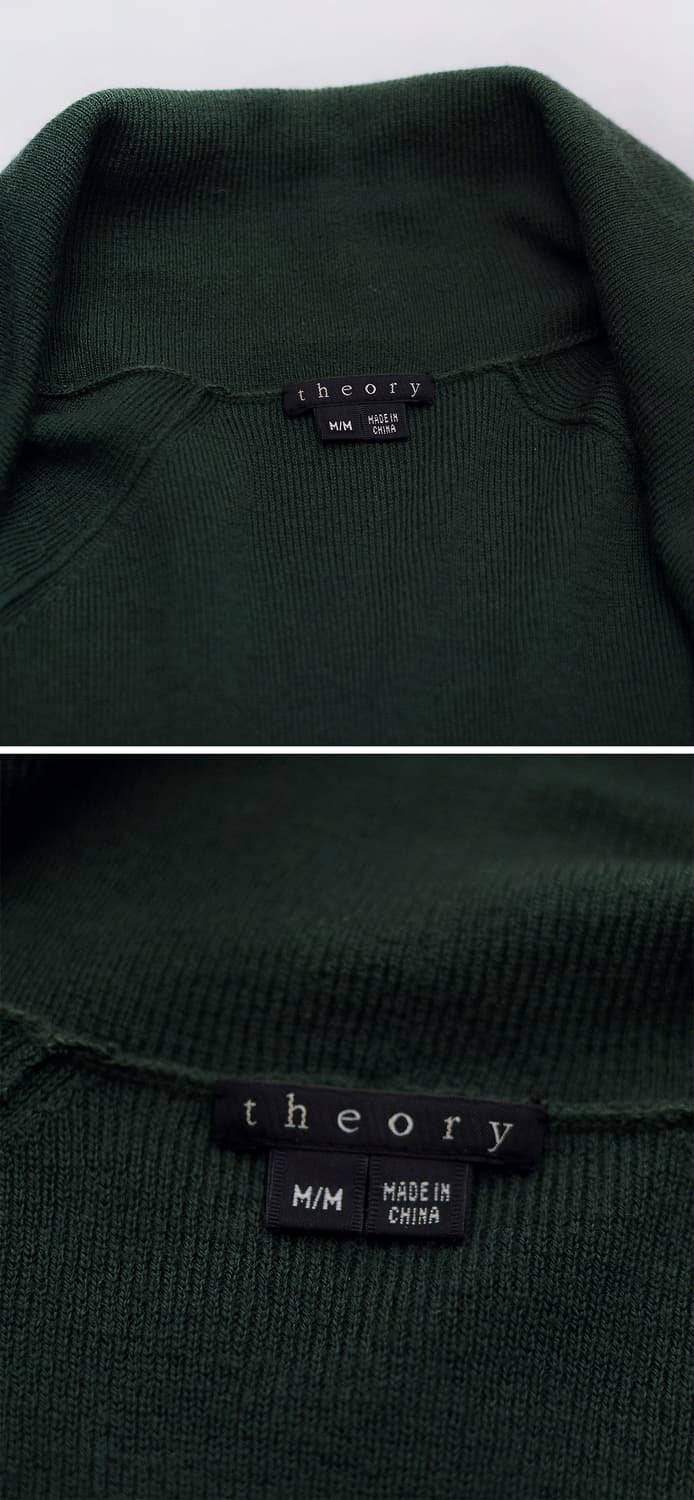 띠어리 (Theory) 딥그린 케이프숄 울 가디건 (M / 55-66) 상품이미지9