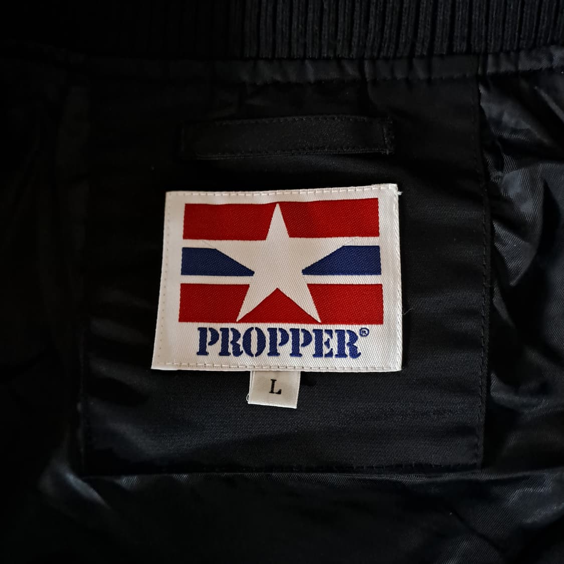 (새제품) 프로퍼 블랙 항공점퍼 L B514 상품이미지6
