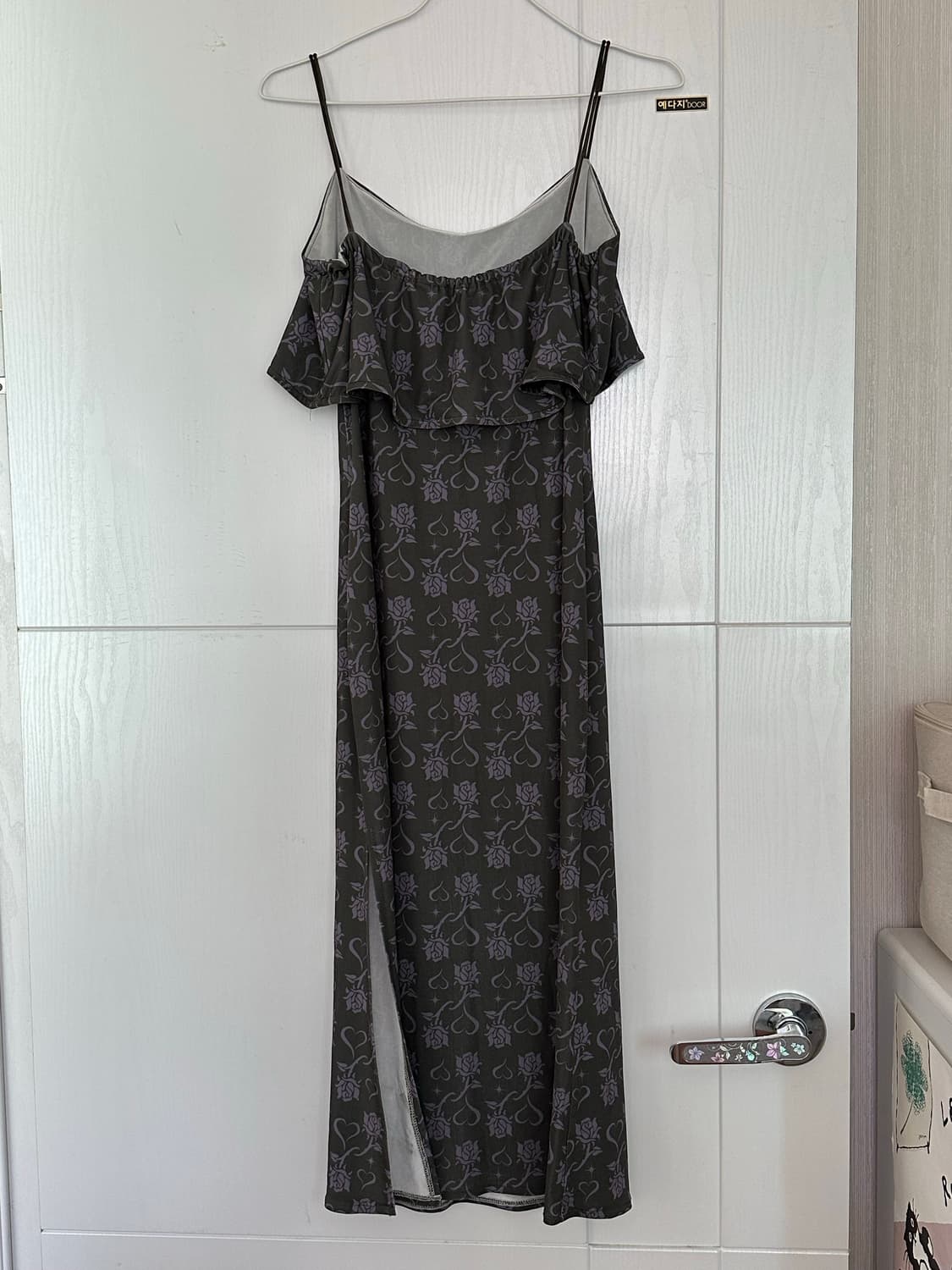 145 오피스 패턴 드레스 상품이미지2