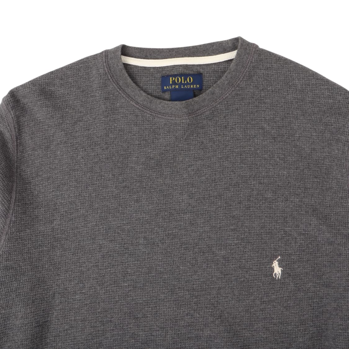 폴로 랄프로렌 그레이 와플 롱슬리브 티셔츠 상품이미지2
