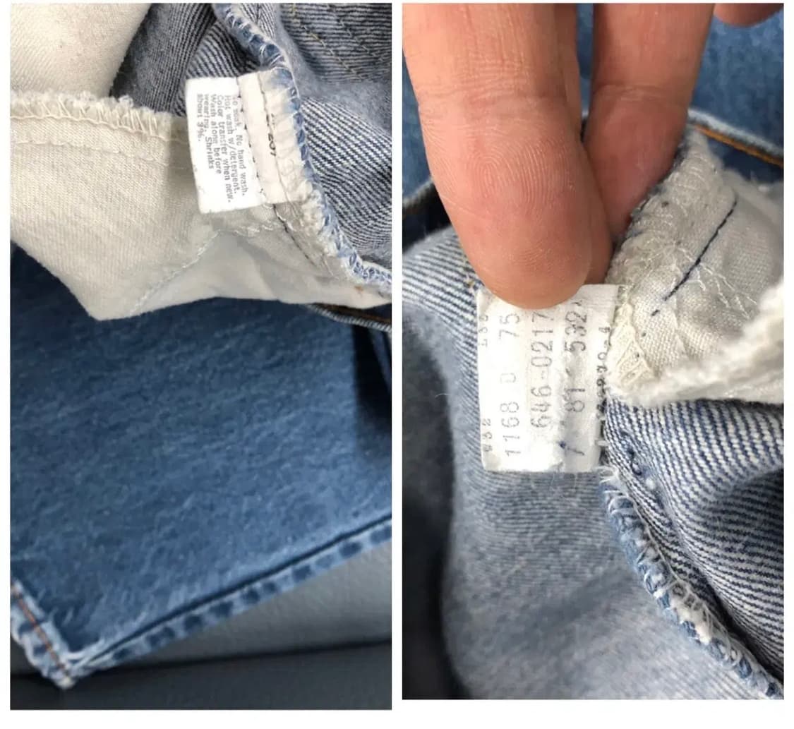 80s 리바이스646플레어(81년) 허리32 상품이미지10