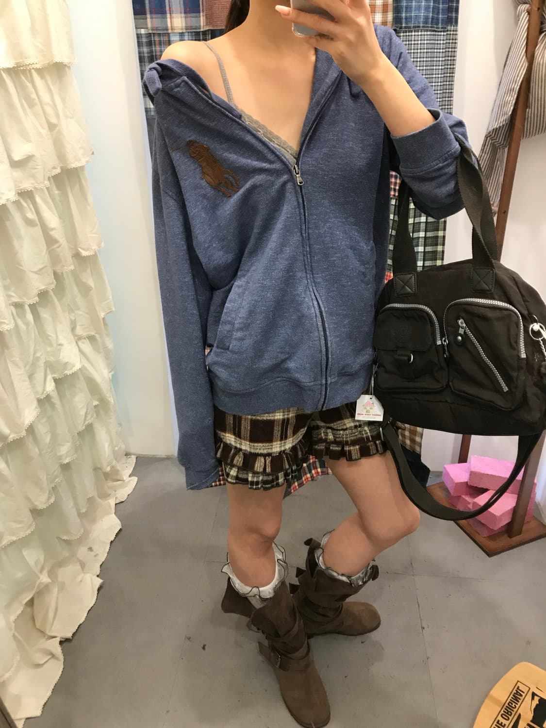 폴로 블루 빅포니 후드집업  상품이미지5