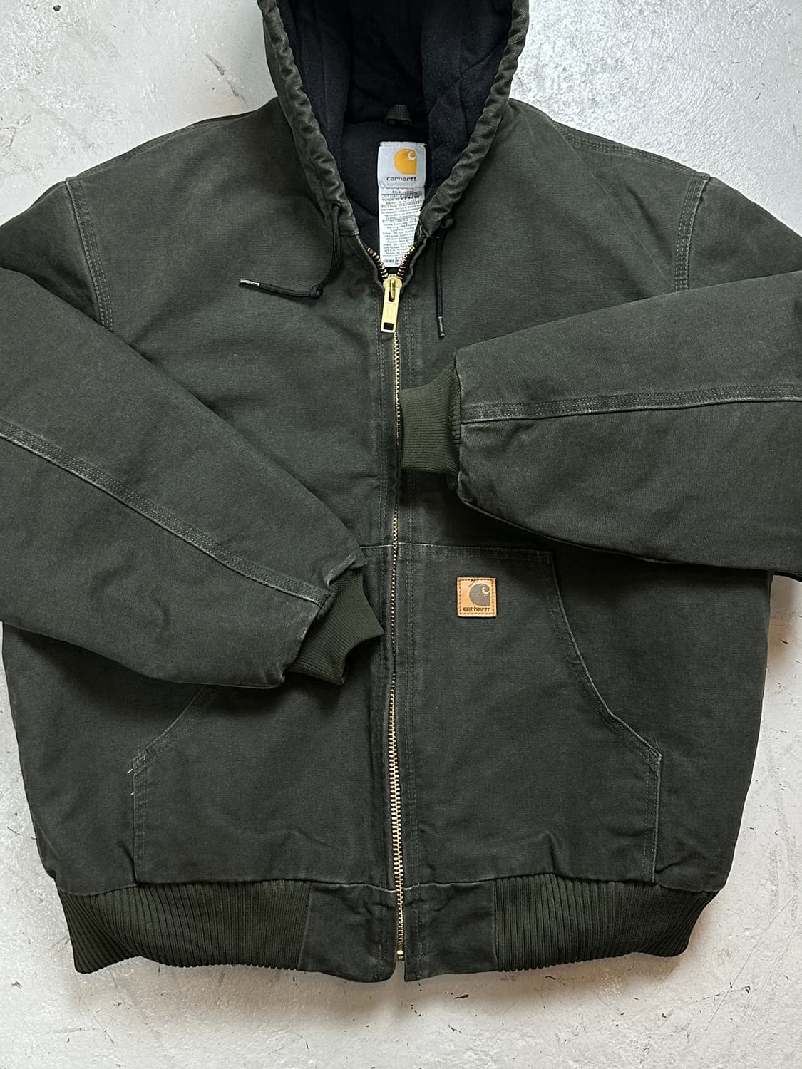 OG 칼하트 J130 액티브 자켓 칼하트 MOS 모스그린 상품이미지8