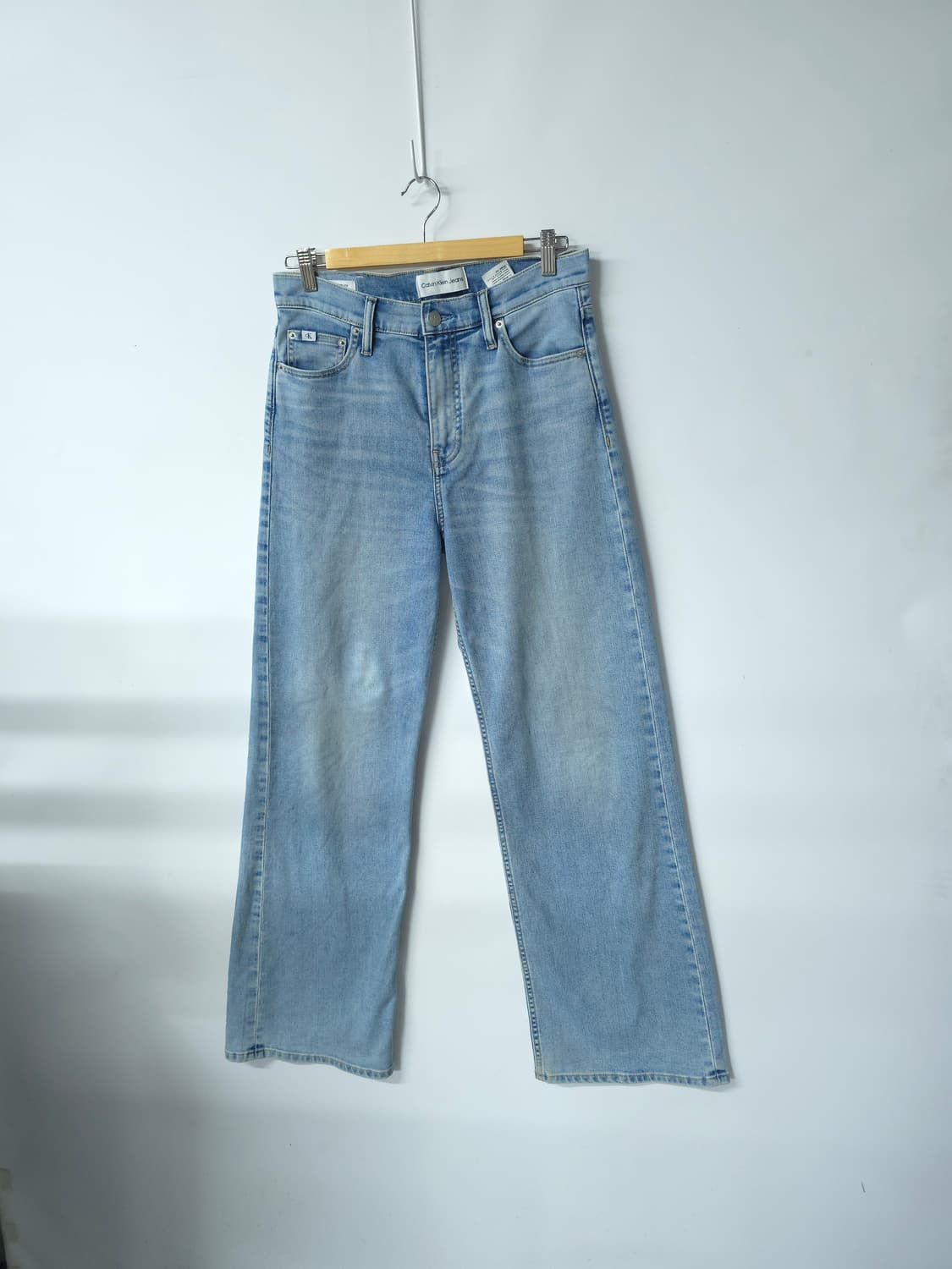 캐빈클라인(CK) 화이트탭 와이드 청바지 상품이미지2