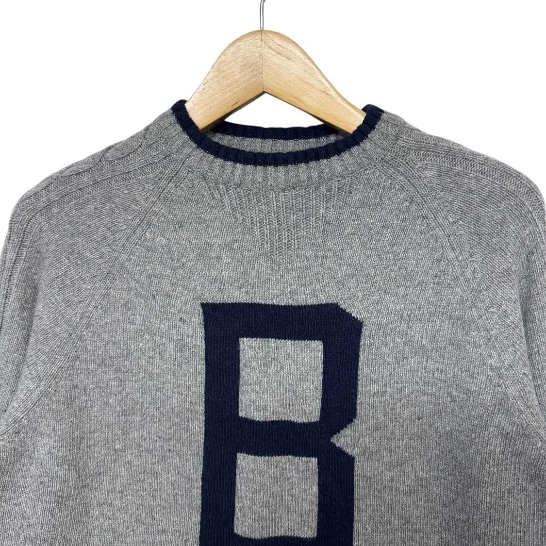 뉴에라 B로고 라운드 니트 상품이미지2