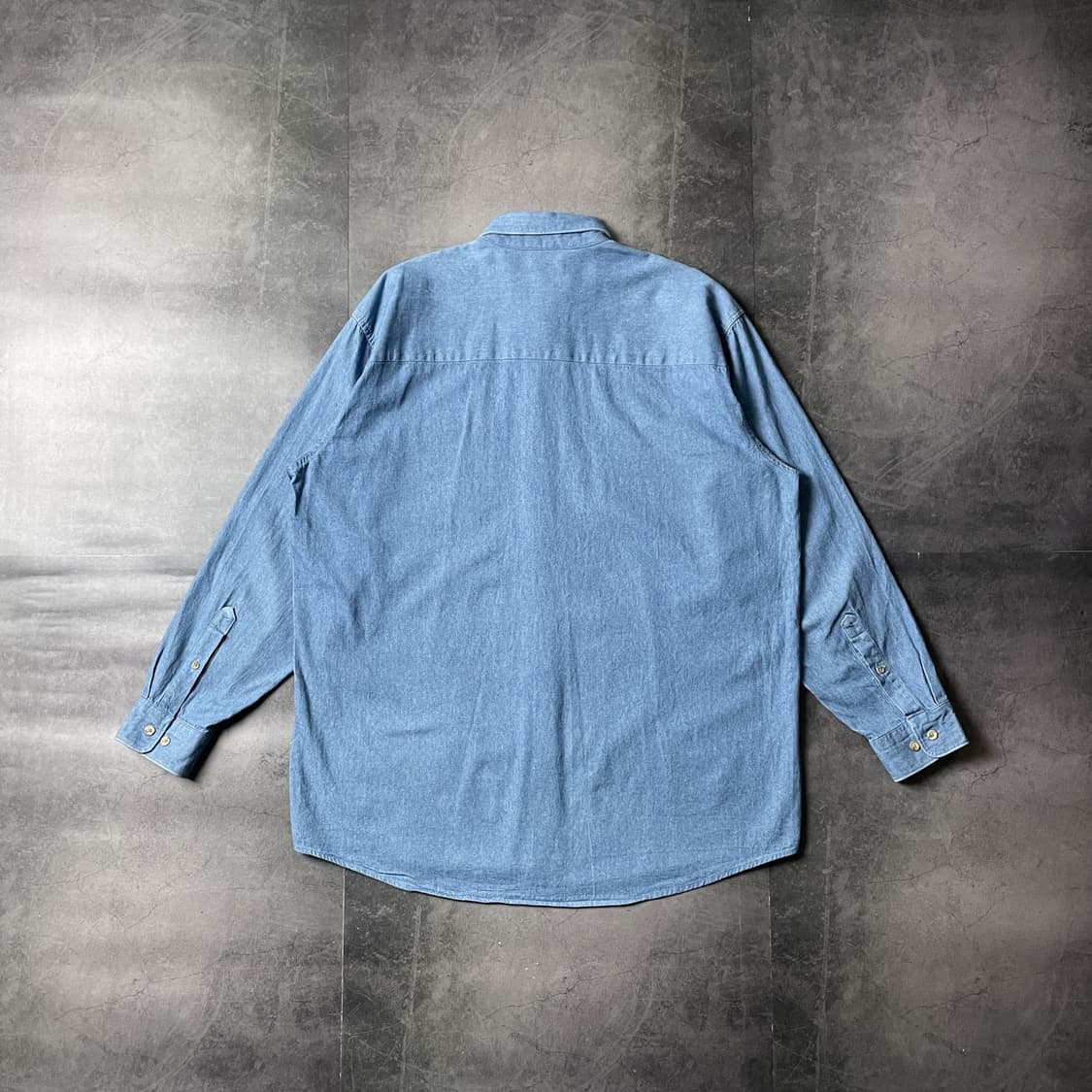 THREE RIVERS 빈티지 코튼 데님 셔츠 A00555 상품이미지6