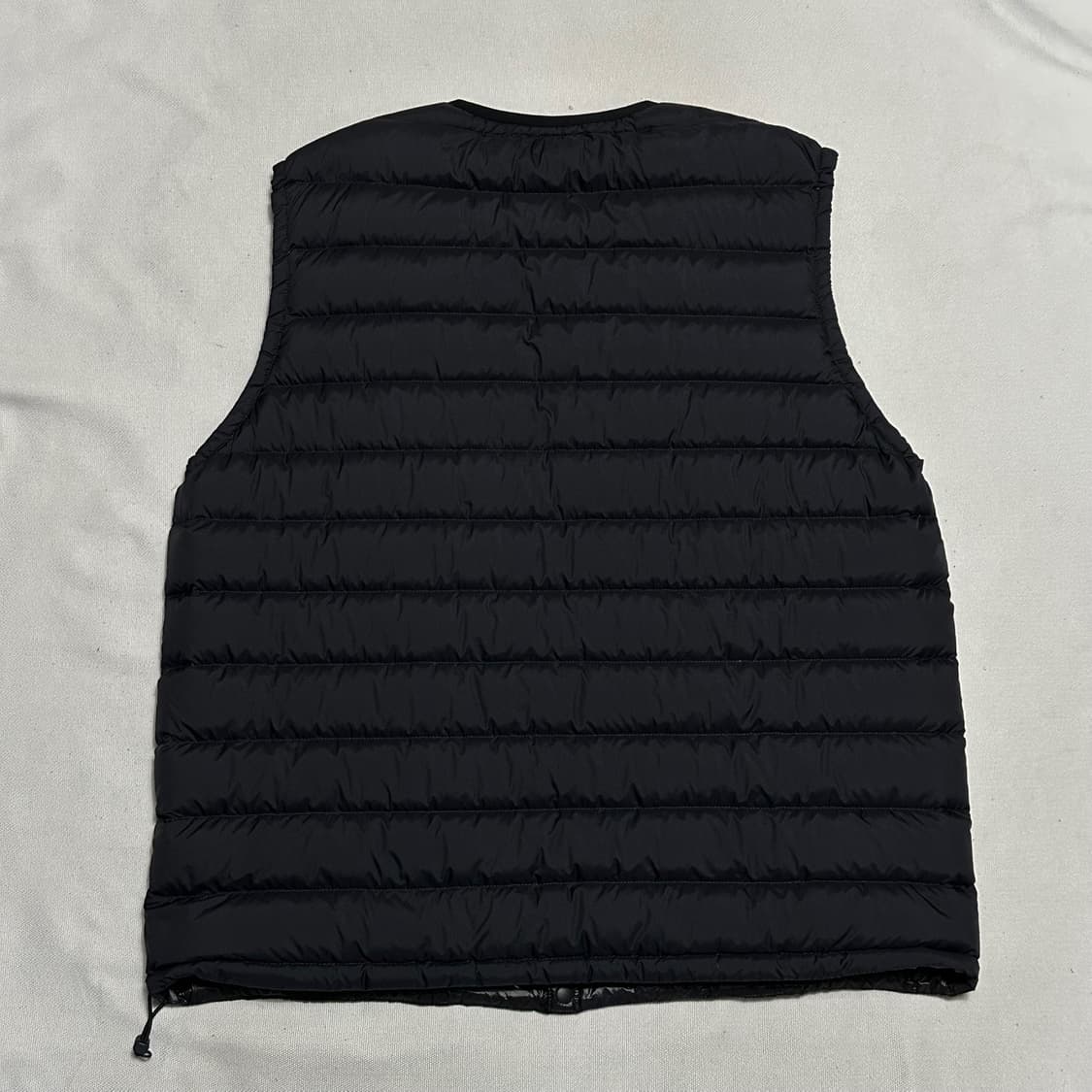 XL단톤 블랙 경량 패딩 조끼 상품이미지3