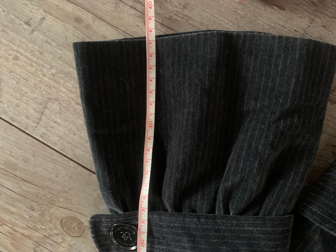 버버리 블루 라벨 코듀로이 테일러드 자켓 블랙 38 상품이미지9