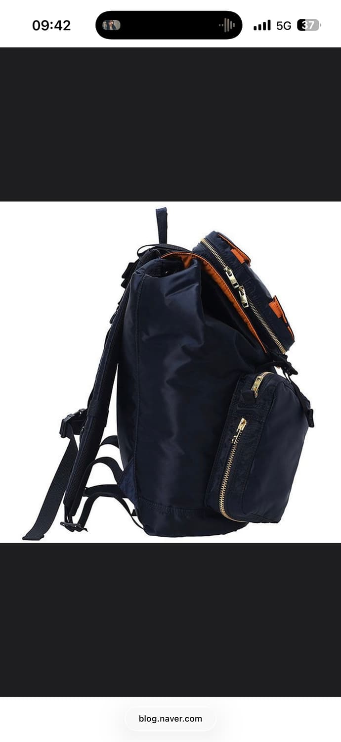 요시다 포터 탱커 럭색 아이언블루 백팩 상품이미지4