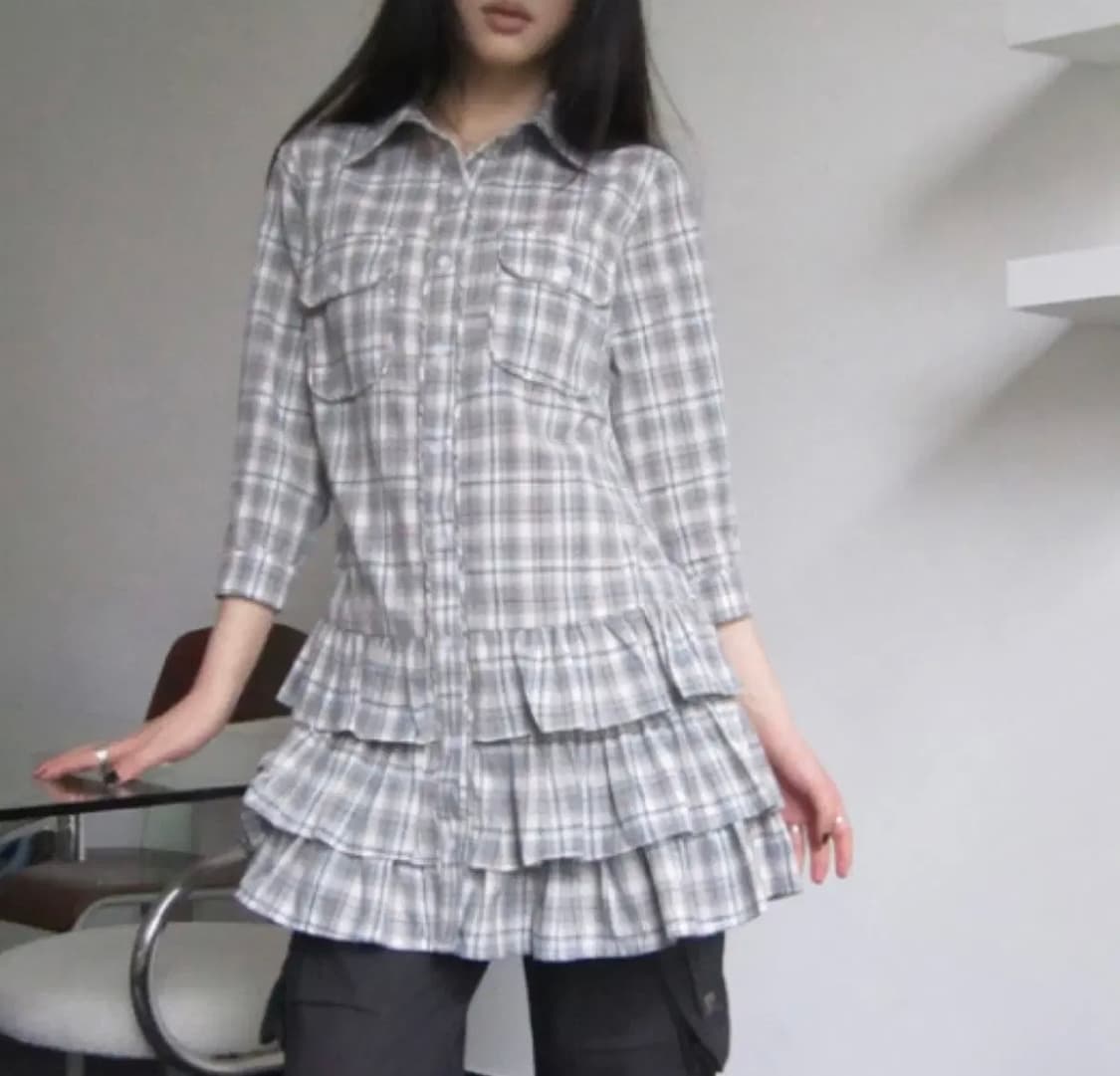 모론 셔츠 드레스 상품이미지1