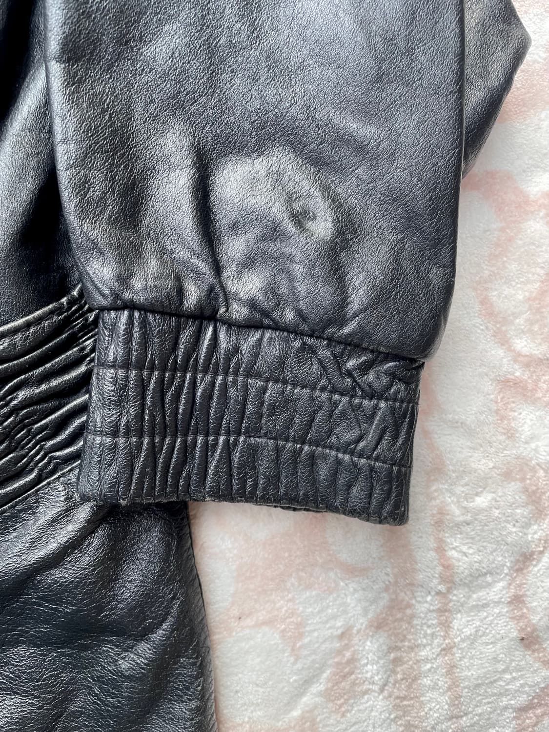 Won Dong Hee 보헤미안 웨스턴 블랙레더 카코트 상품이미지6