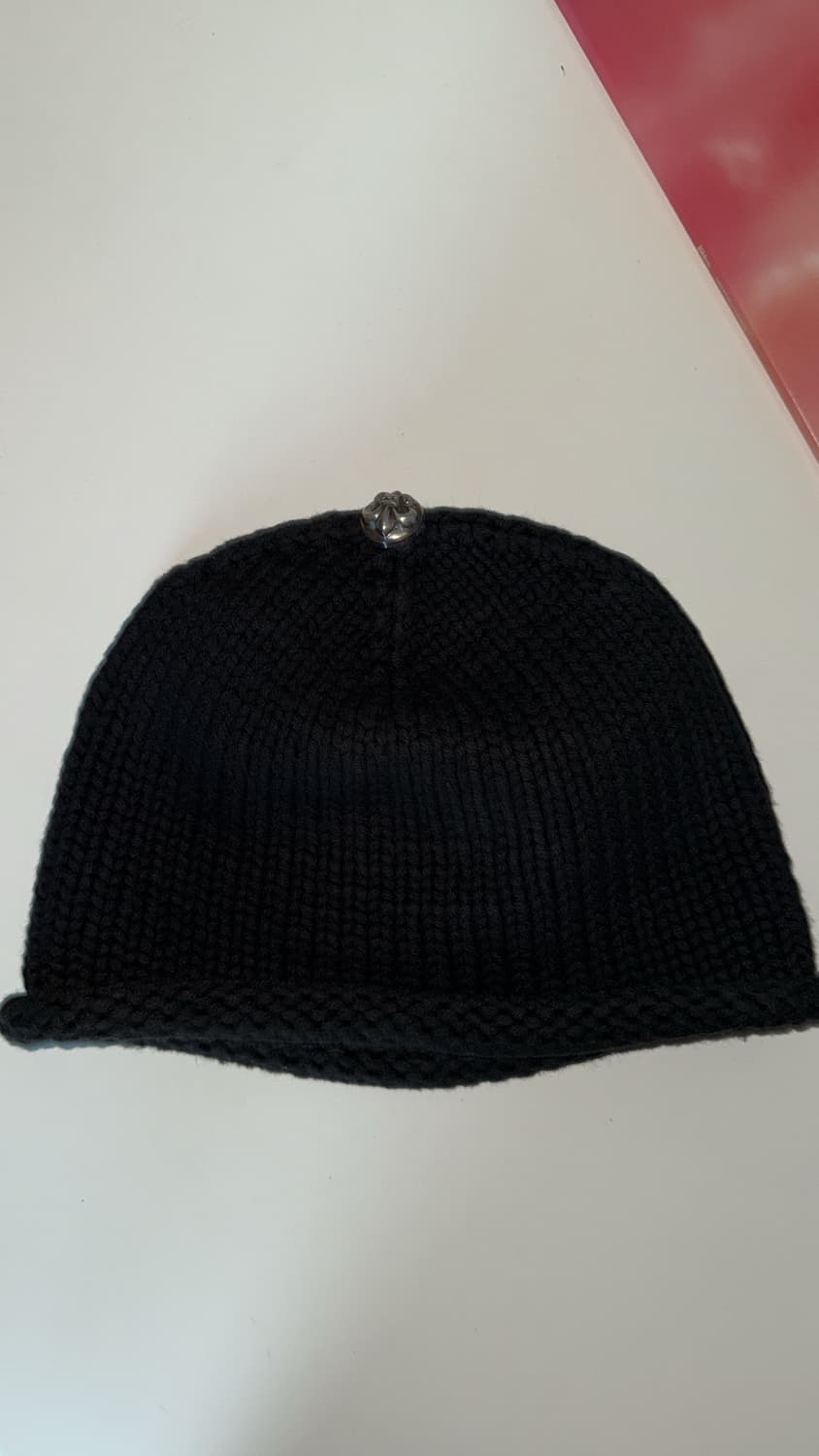 크롬하츠 플레어 레더 패치 비니 코튼 상품이미지2