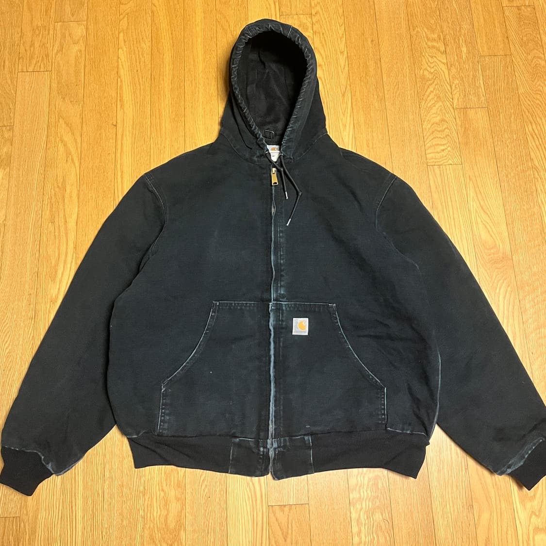 [XL] 00s 빈티지 칼하트 J131 액티브 자켓 BLK 상품이미지1