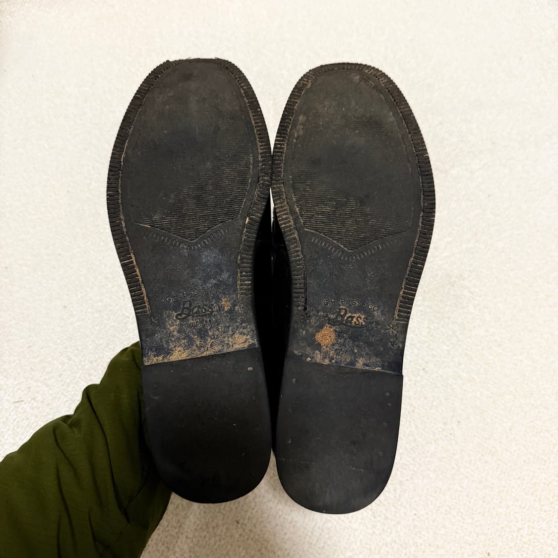 G.HBASS 위준 러버솔 레더 페니로퍼 맨 BAS-BA11711K-0 상품이미지3