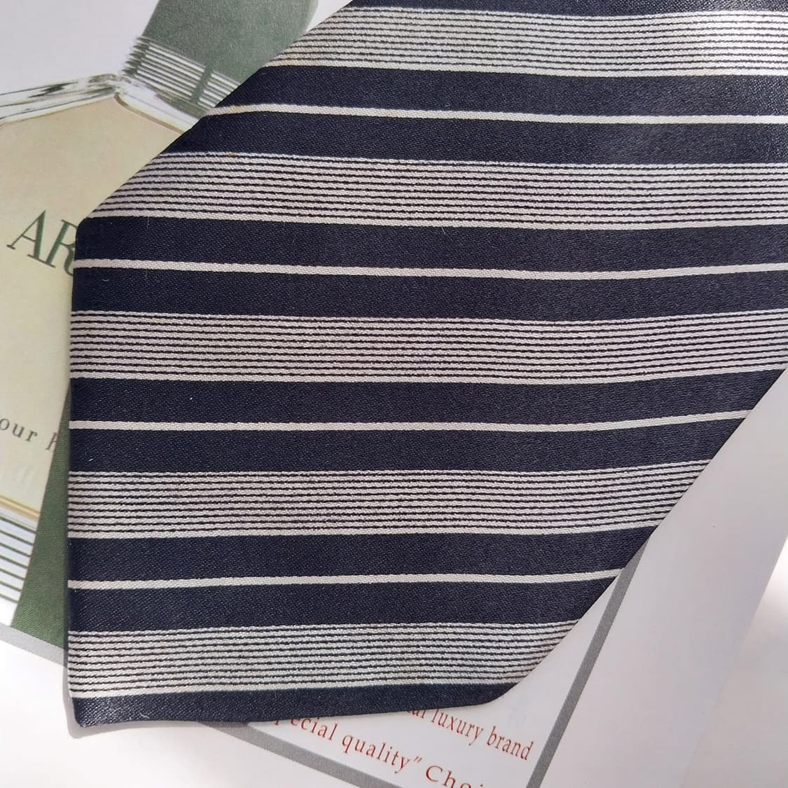 조르지오 아르마니 스트라이프 넥타이 9.5cm A+~A등급 K2348 상품이미지6