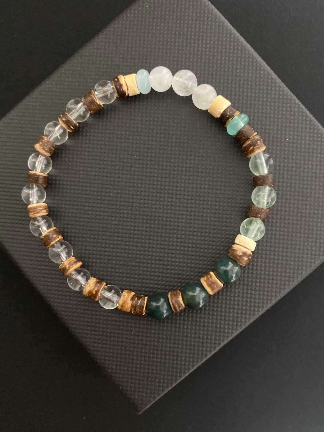 빈티지  원석 & 우드 팔찌 상품이미지2