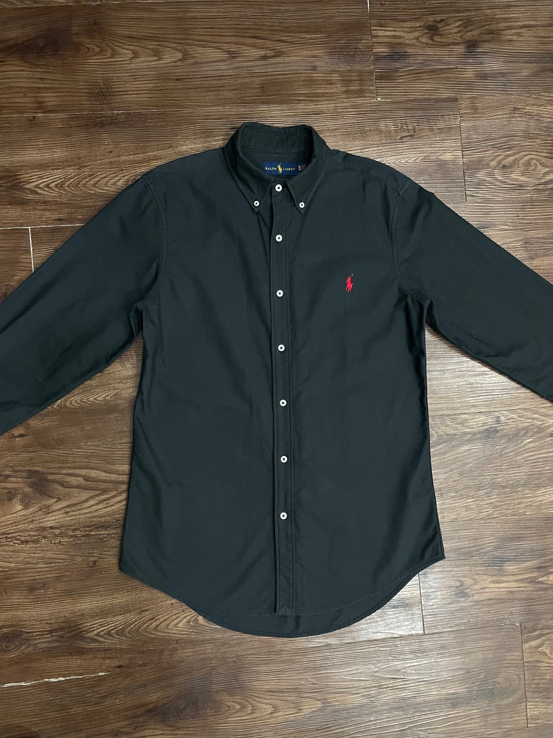 폴로 랄프로렌 블랙 커스텀 슬림핏 셔츠 상품이미지2