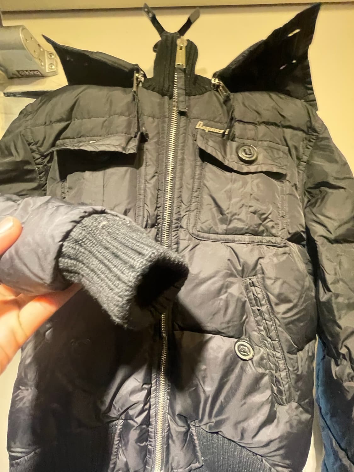 디스퀘어드2 블랙숏패딩 깨끗  상품이미지5