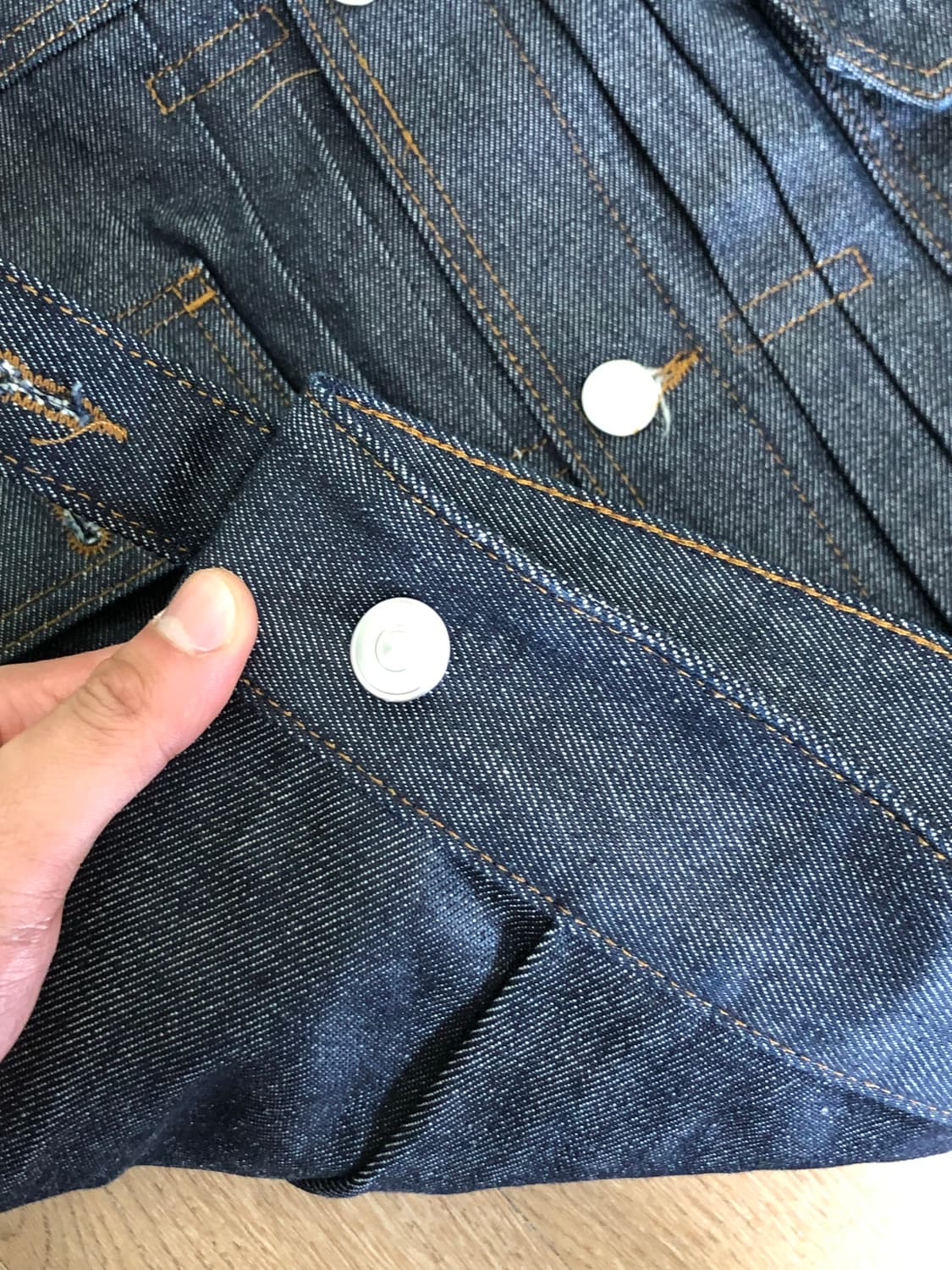 자라 생지데님 자켓 상품이미지5