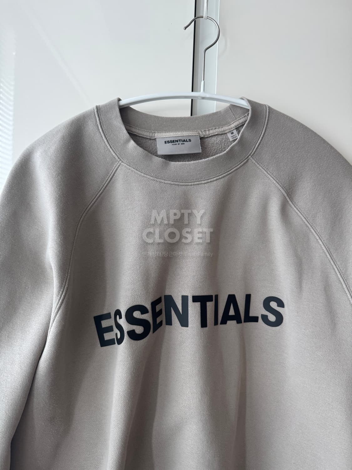 에센셜 Essentials 로고 스웻셔츠 올리브/카키 상품이미지3