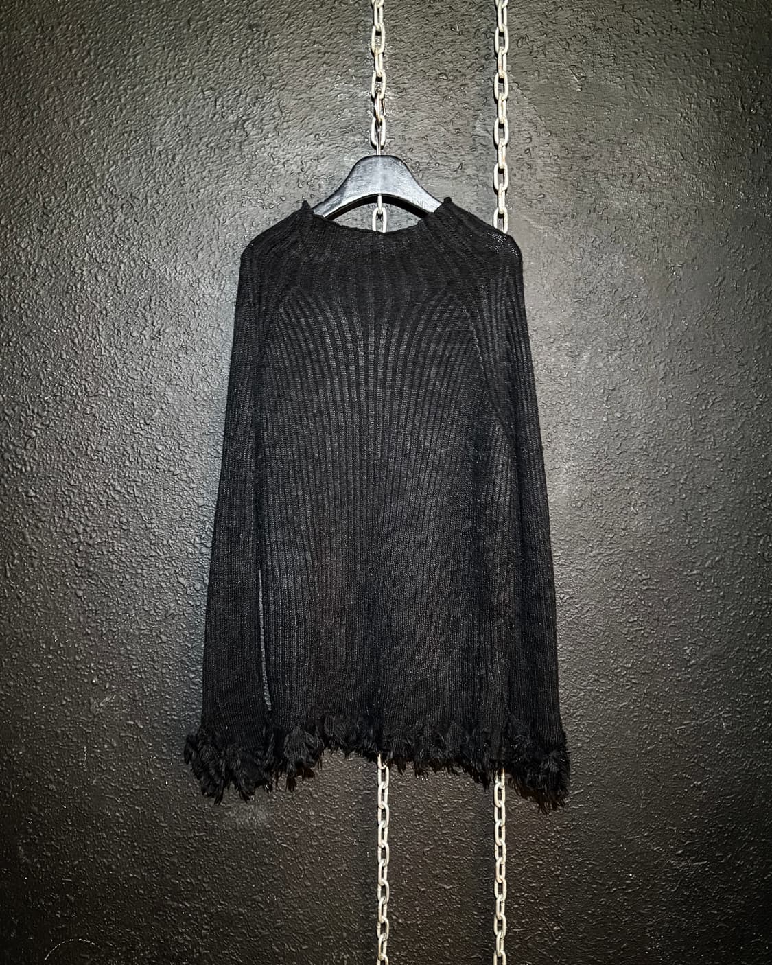 Black Distressed Knit 상품이미지6