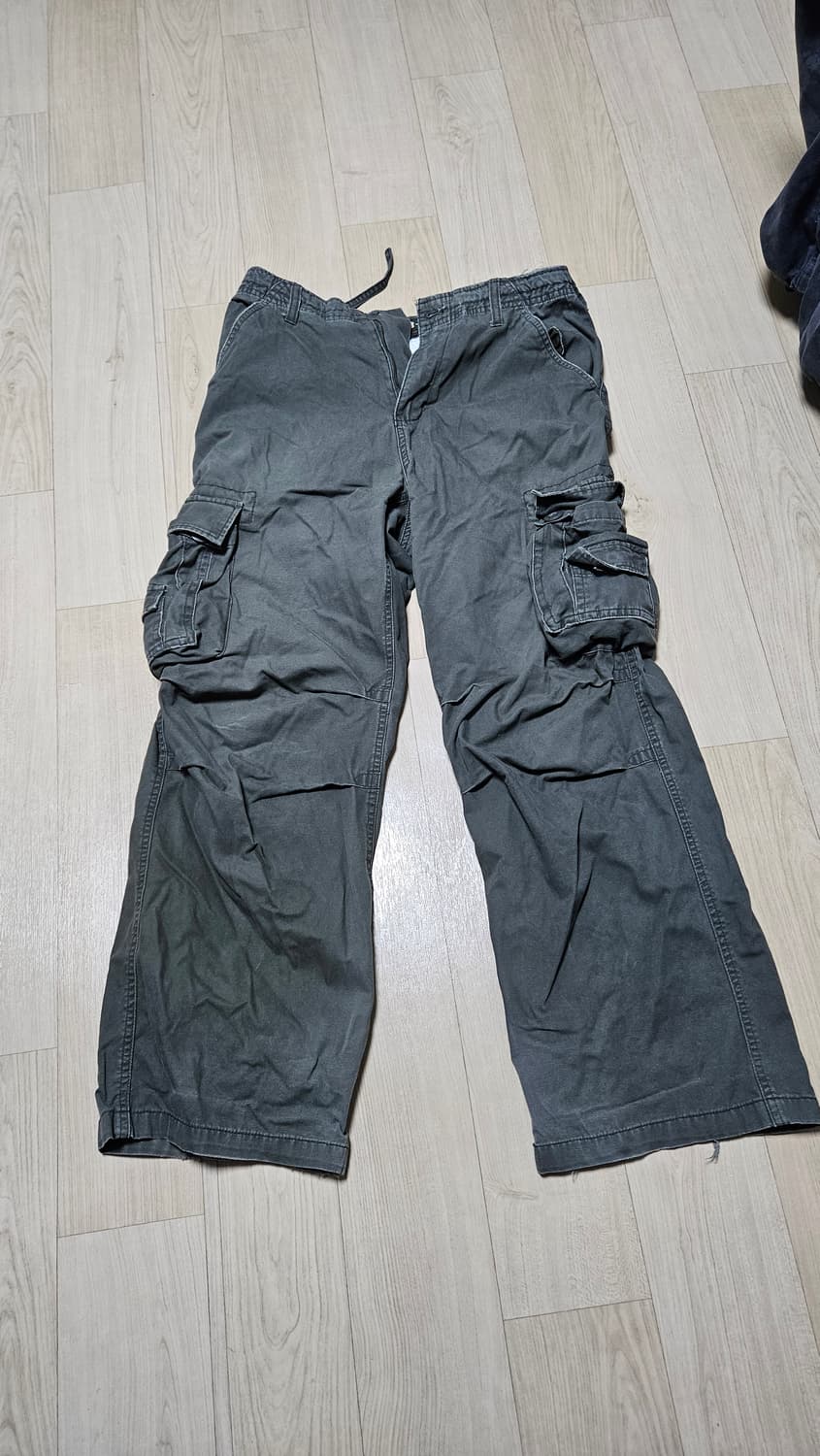빈티지 카고 와이드 바지 팬츠 L 상품이미지1