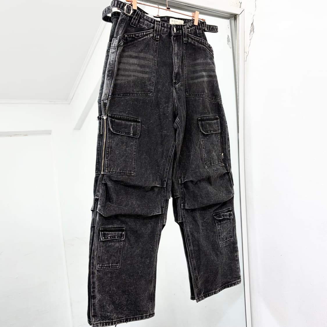 웨이비니스 X 노운 파라슈트 데님 카고 팬츠 상품이미지4